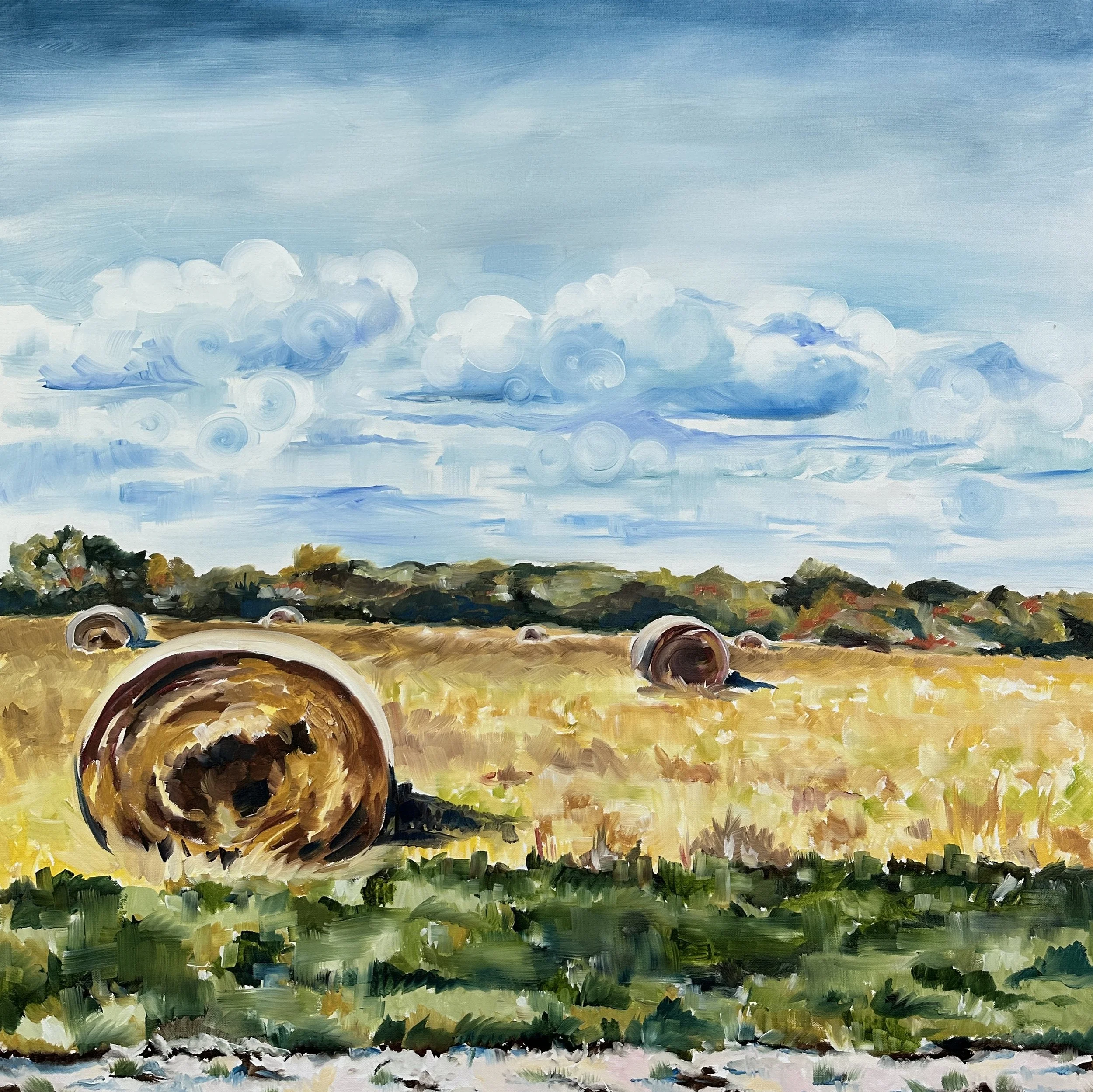 "Rest" Oil on canvas 36"x36" AVAILABLE