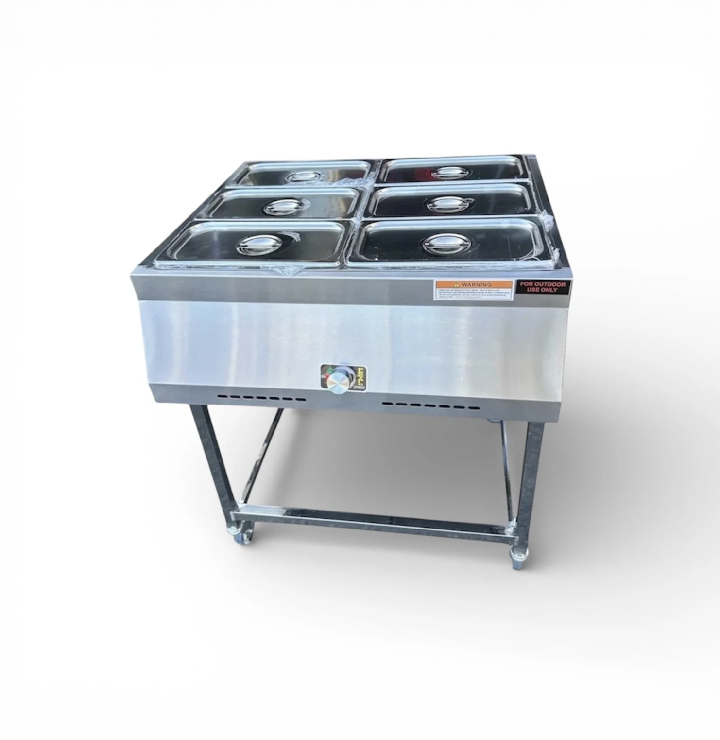 6 Container Warming Cart
