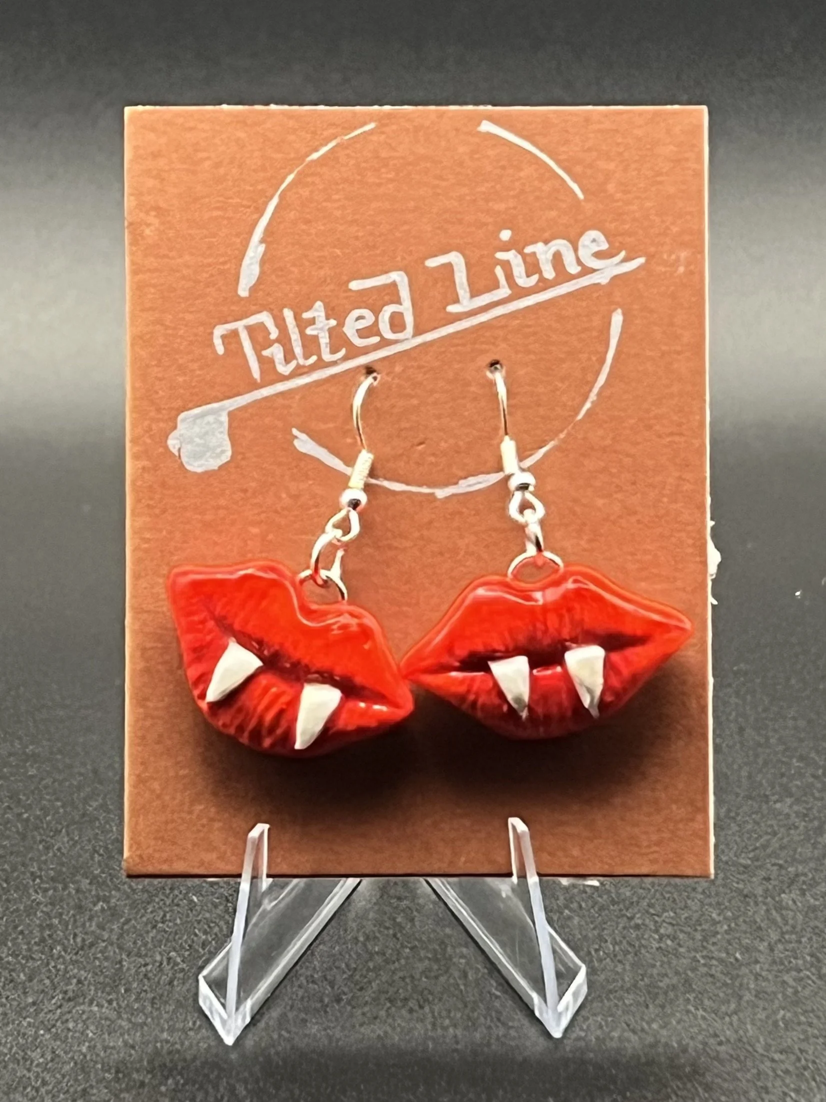 Neon Vampire Earrings