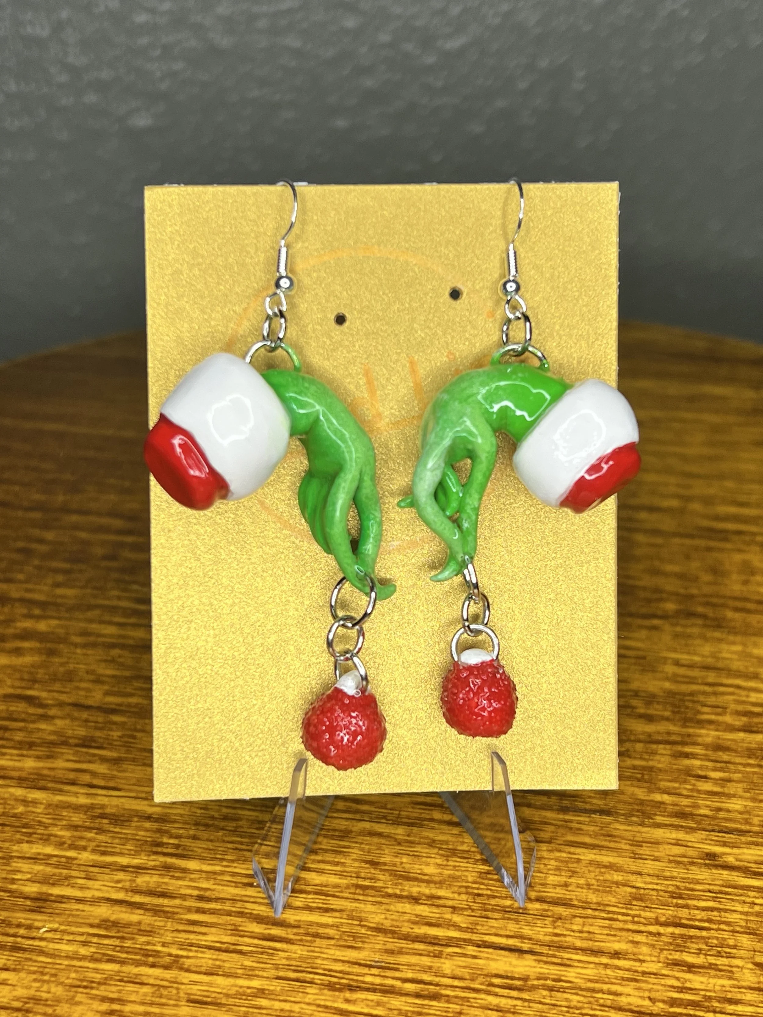 Stealing Christmas Earrings