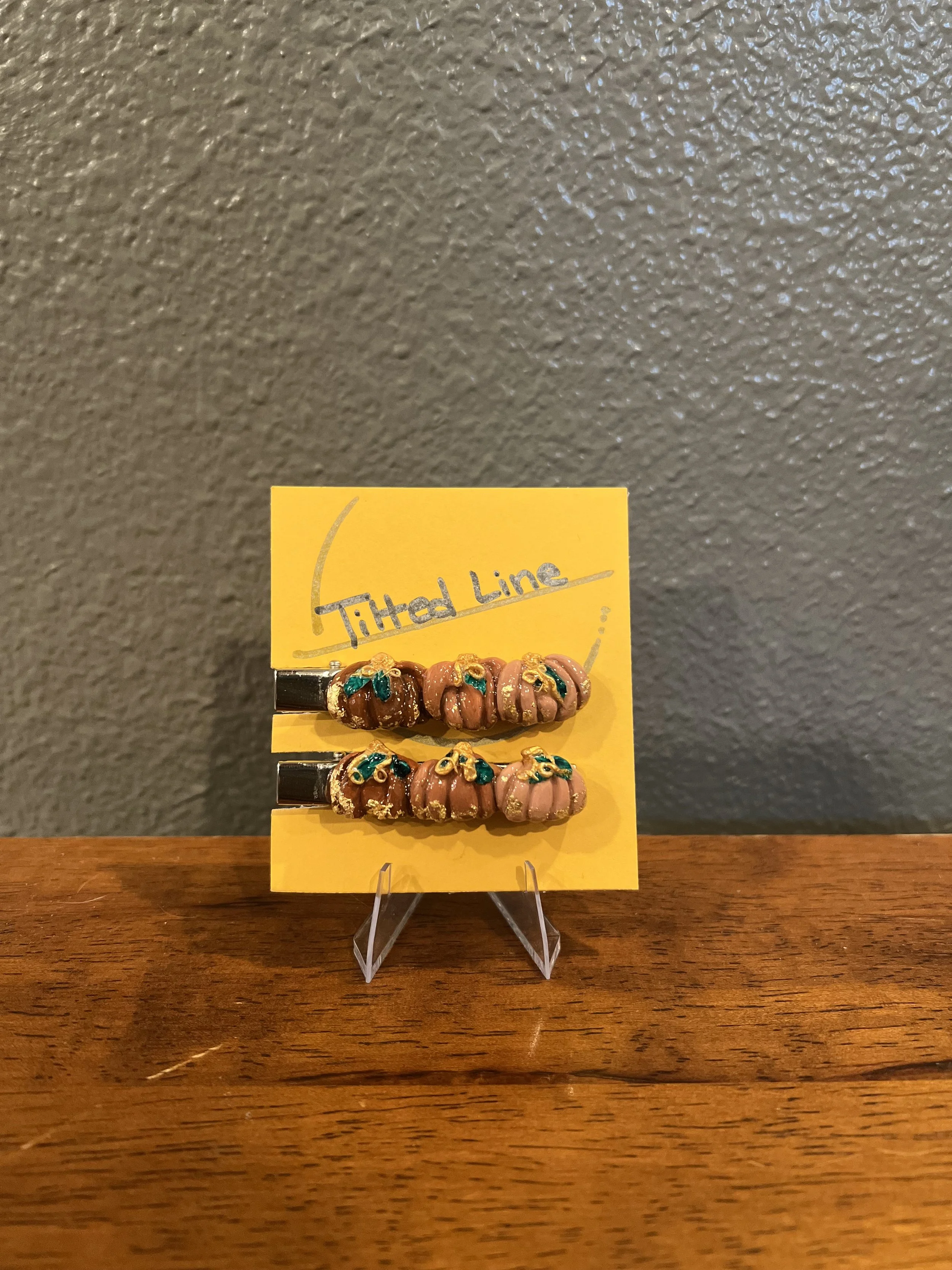 Pumpkin Patch Hair Barrettes