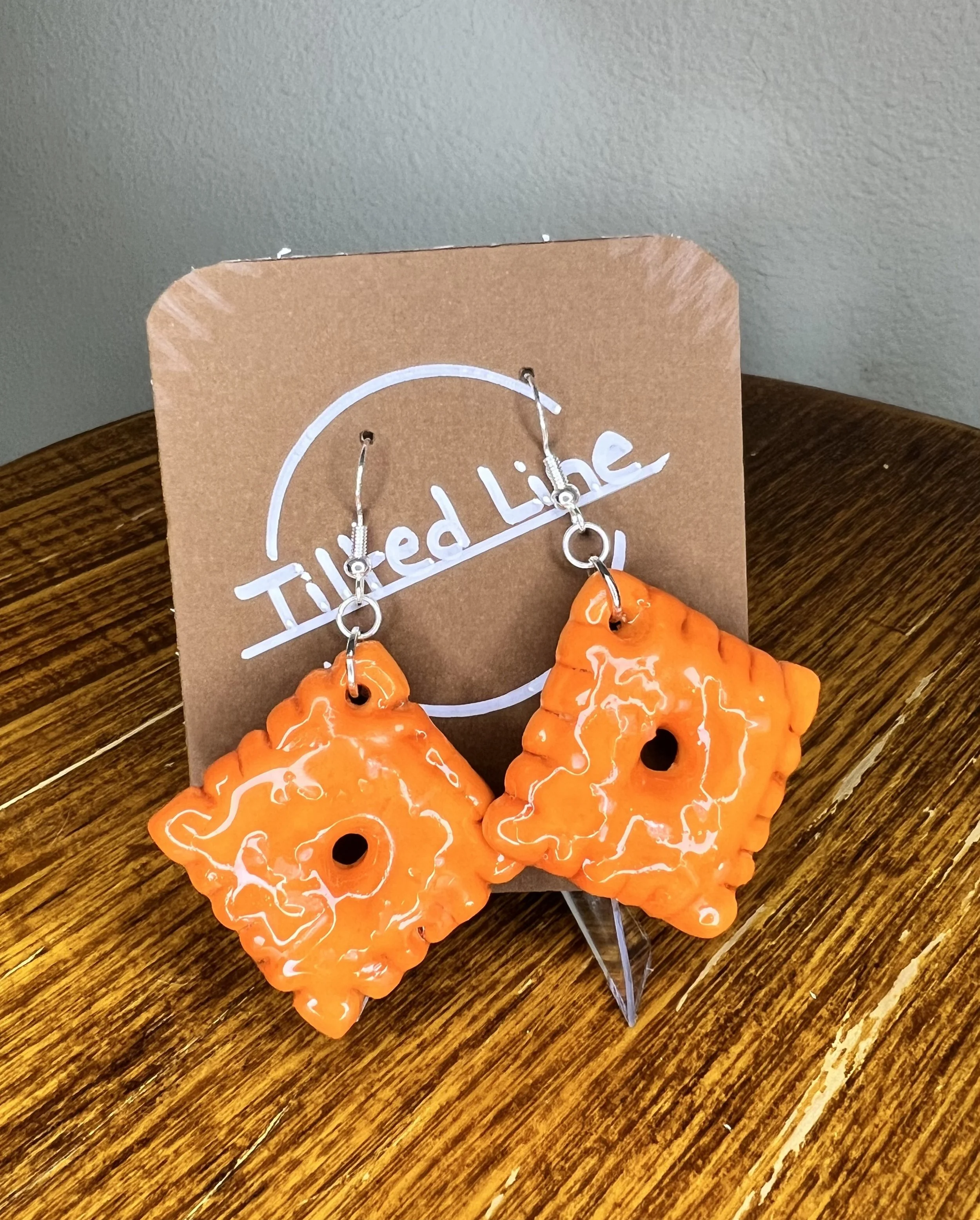 Cheese Cracker Earrings