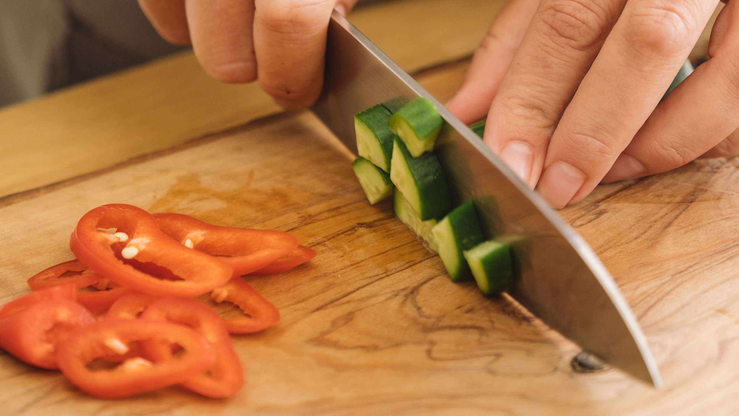 Picadillo de vainica, zanahoria, zucchini y lentejas