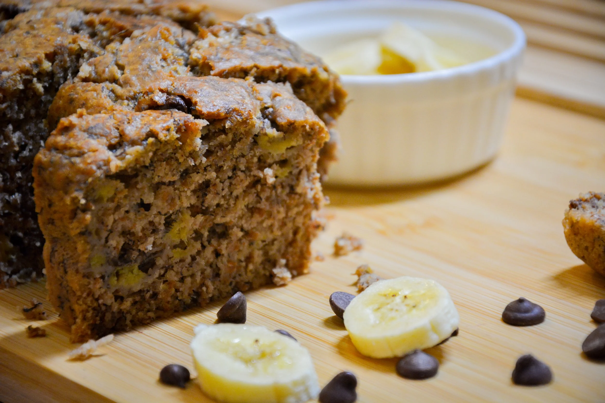 Queque de Banano Plant-Based