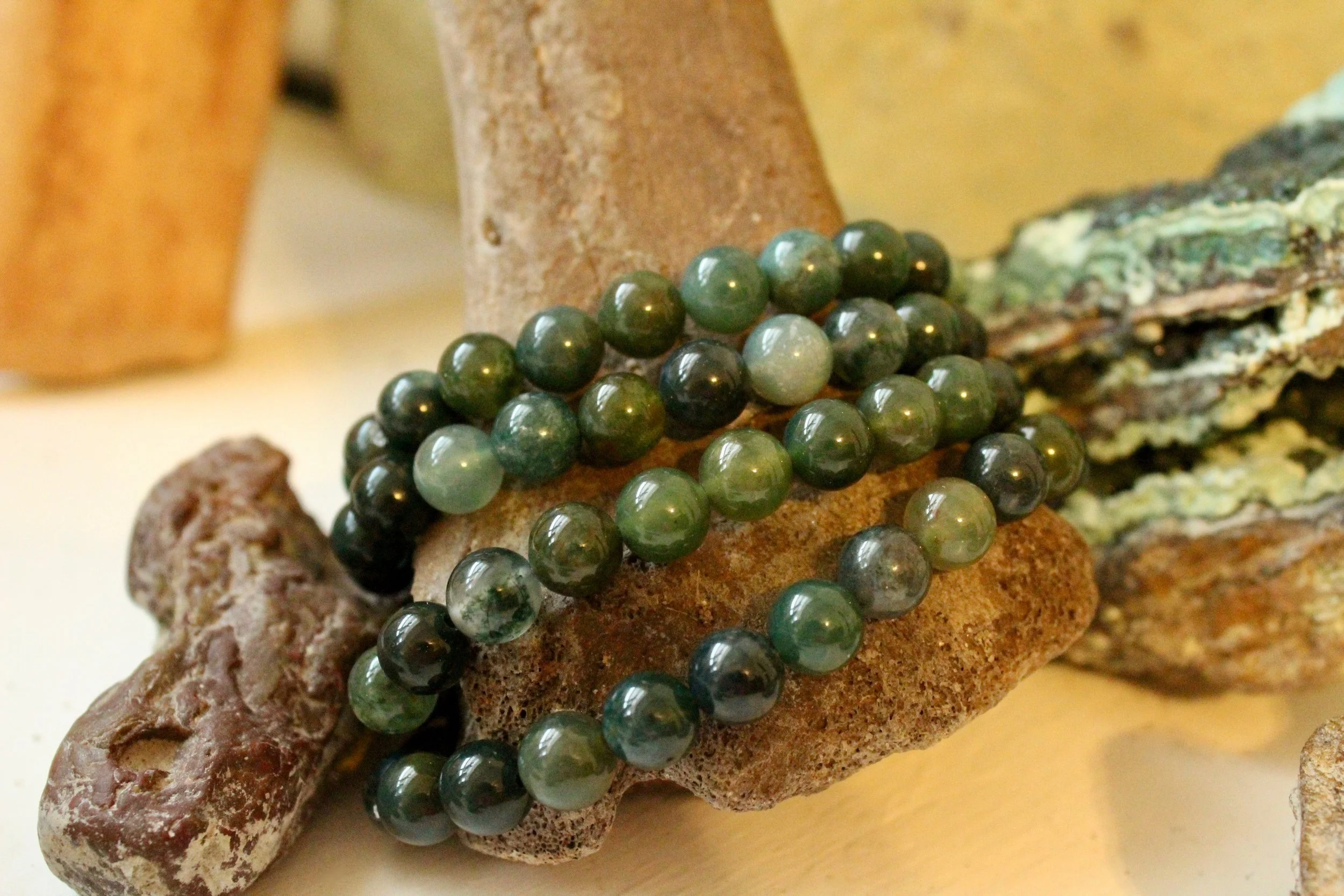 Harvest Bounty | Moss Agate