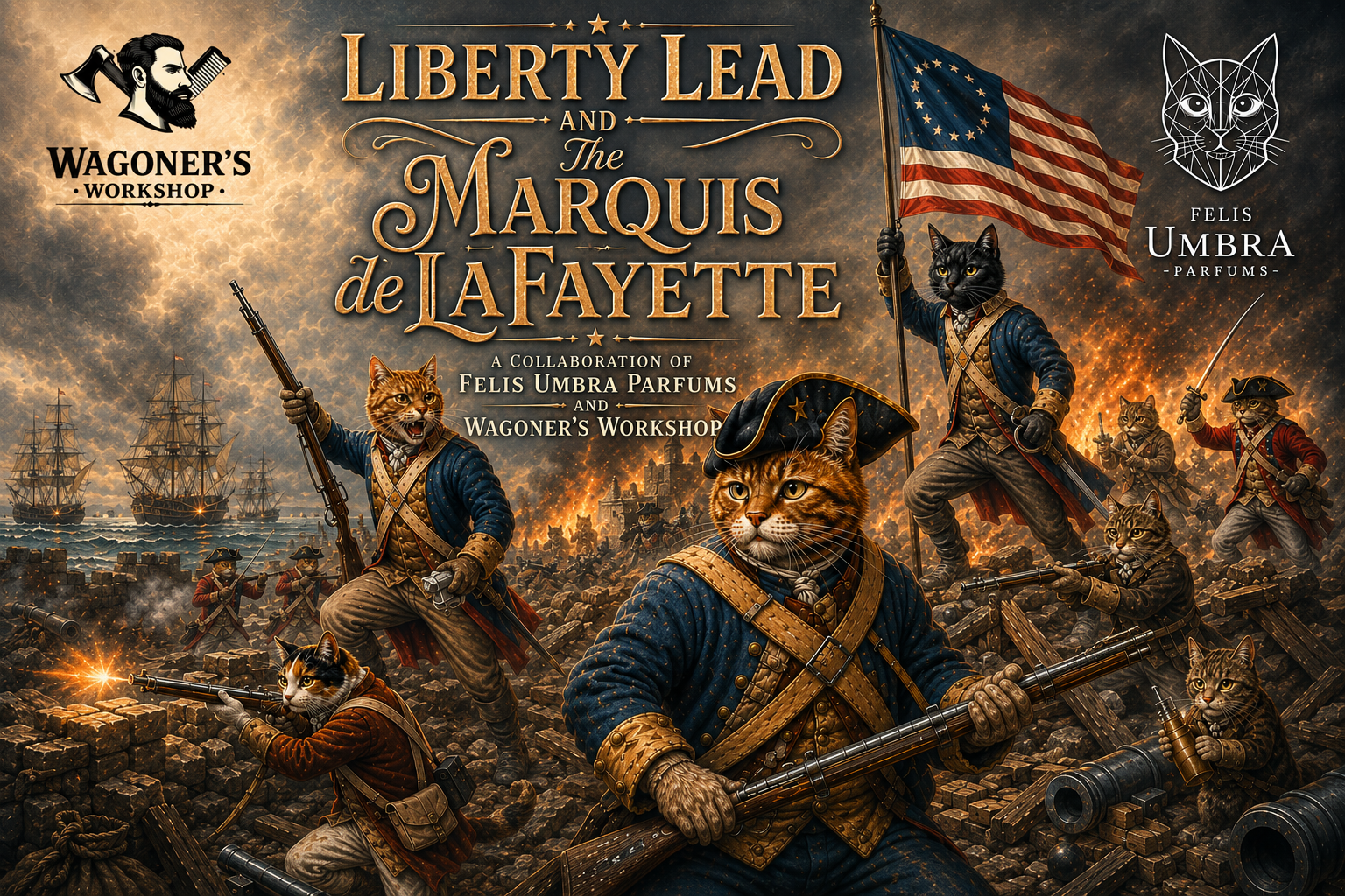 Liberty Lead & Marquis de Lafayette Collaboration-Free Challenge Coin w/purchase