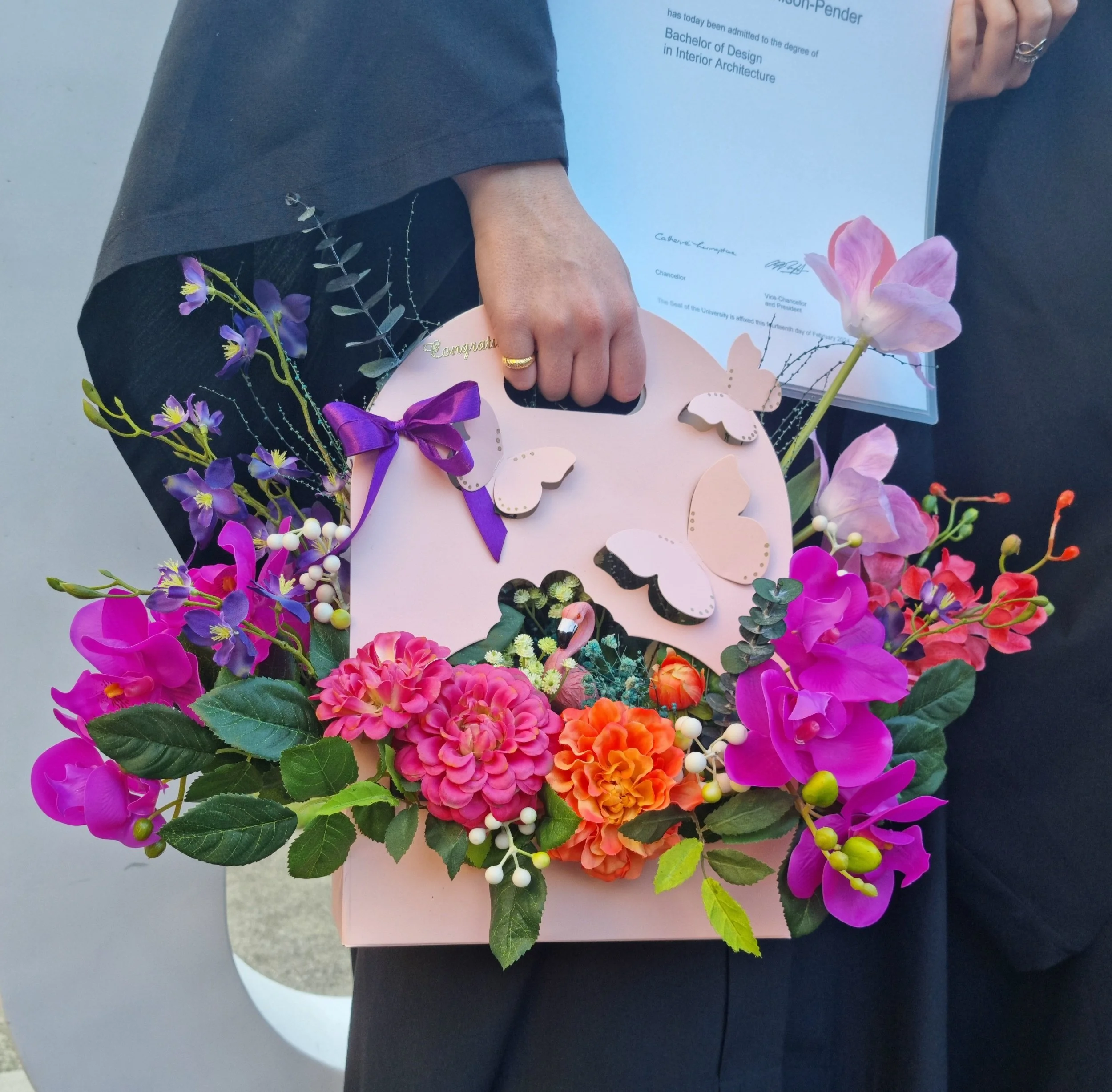 Graduation Flower box