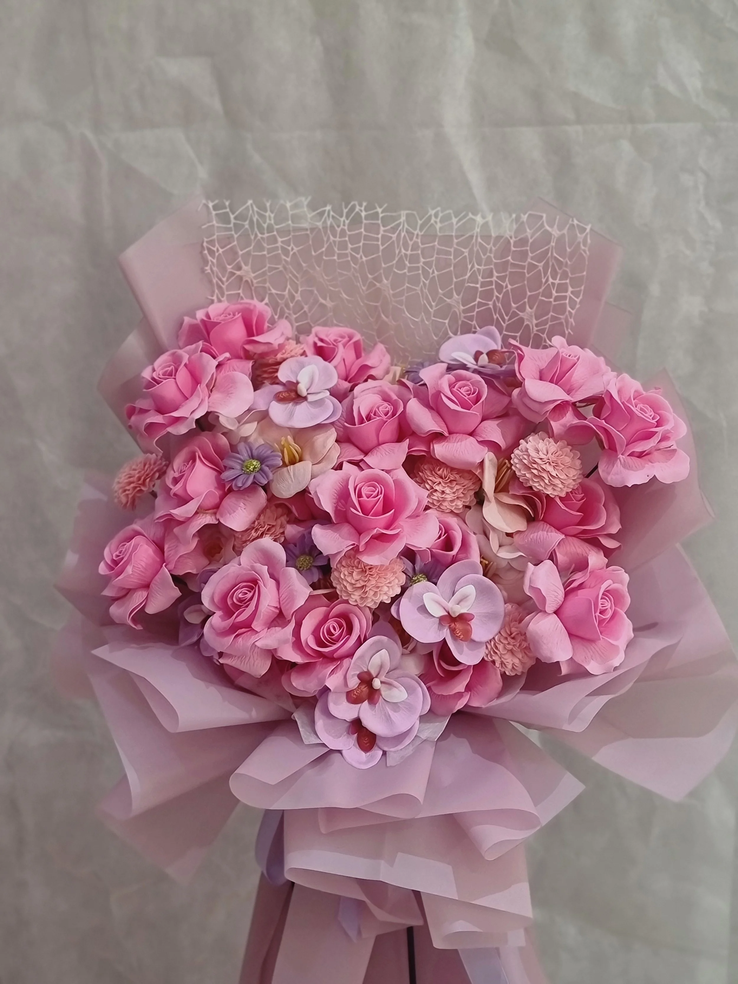 Pink Rose Orchids