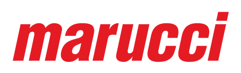 Marucci logo in red text on a black background.