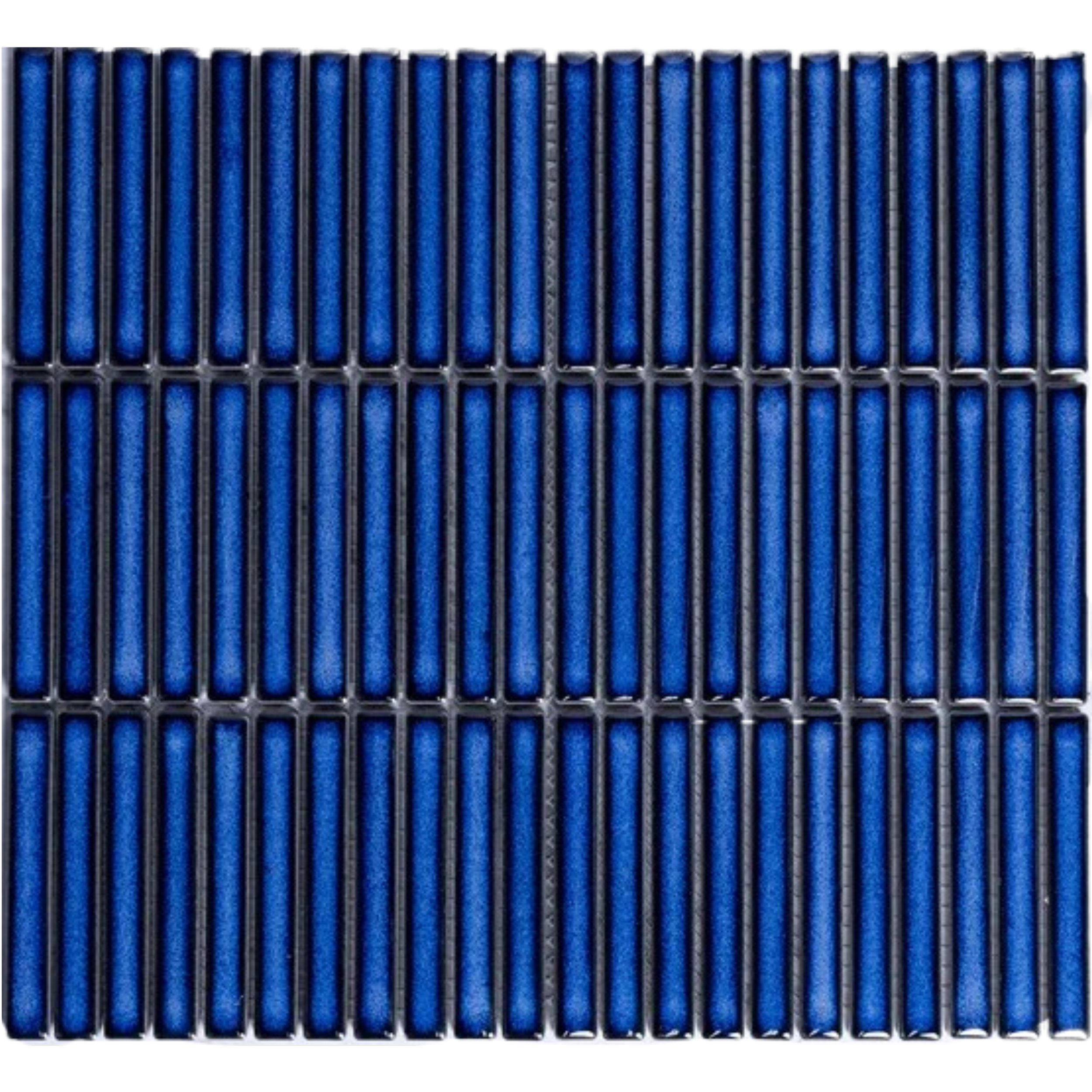 Roseby Denim Blue Gloss Kit Kat Finger Mosaic Tile.png