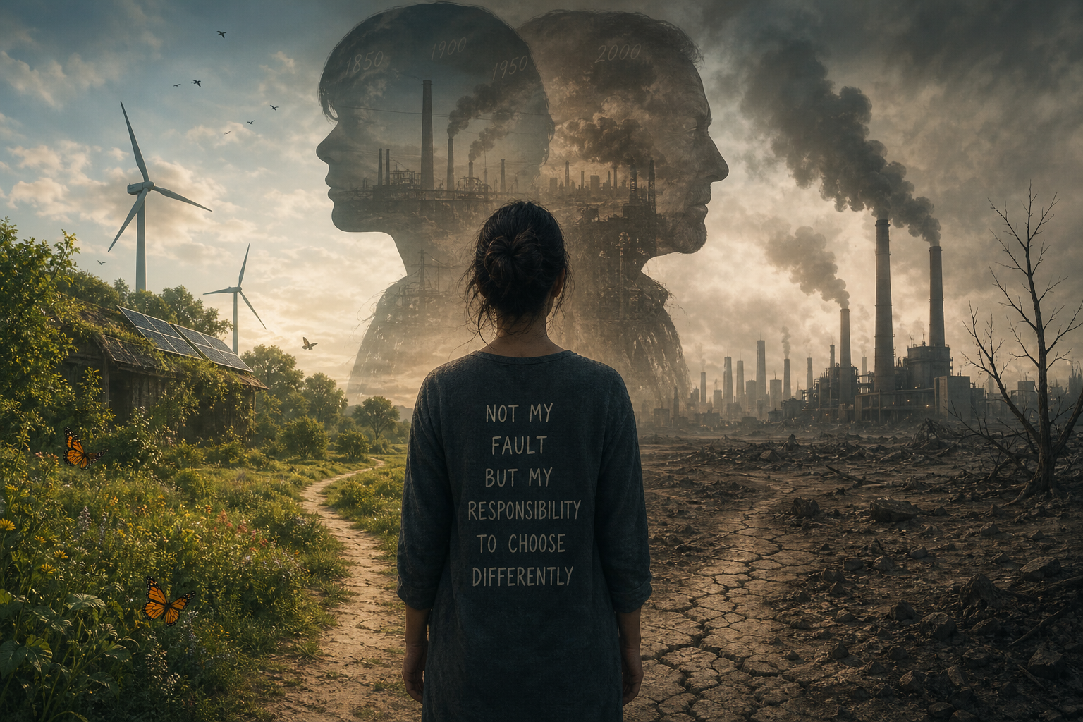 Environmental collapse and inherited guilt