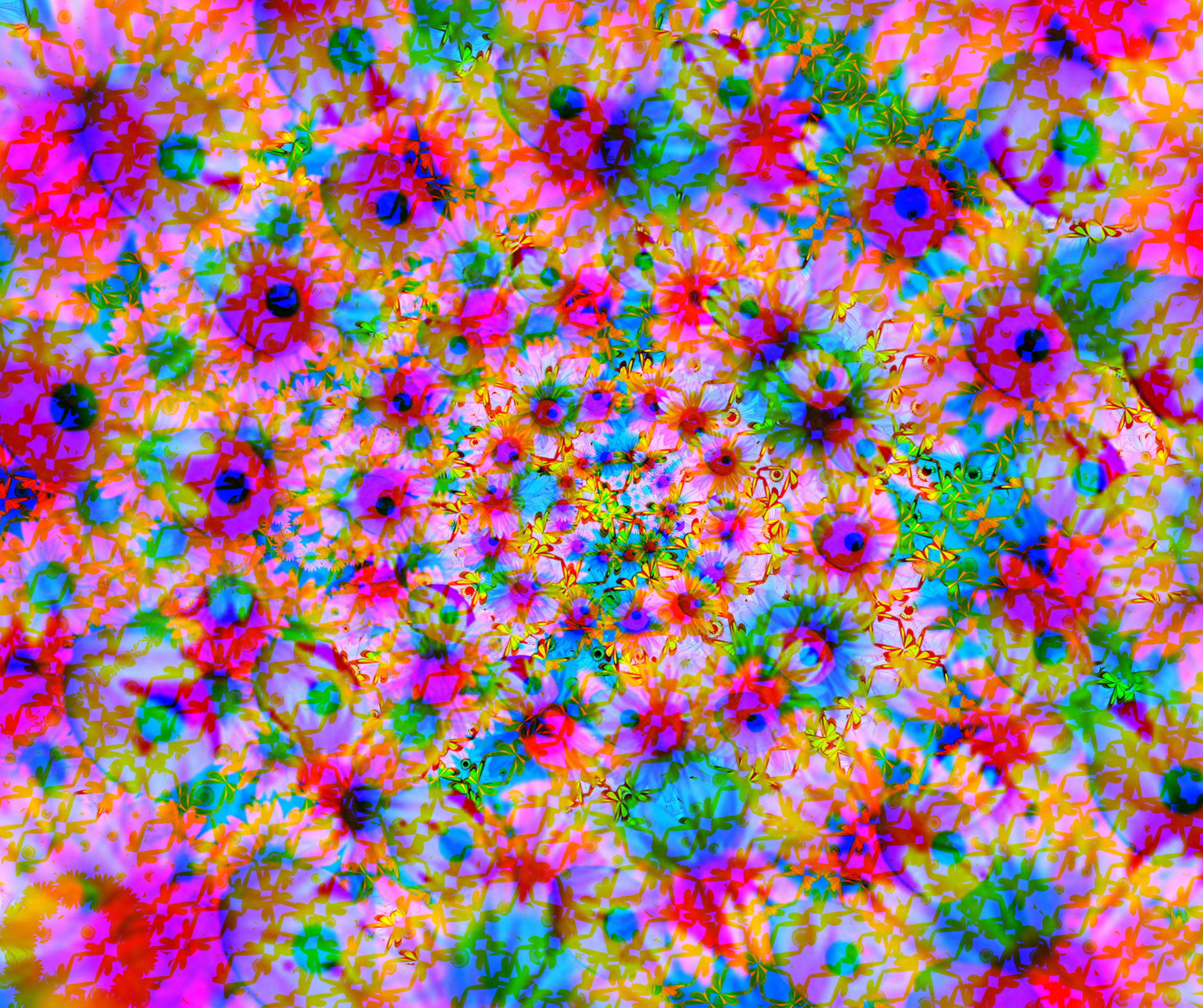 “Floral Symphonia #2”, Digital Assemblage, 10.5 × 8.8 in, October 2025,