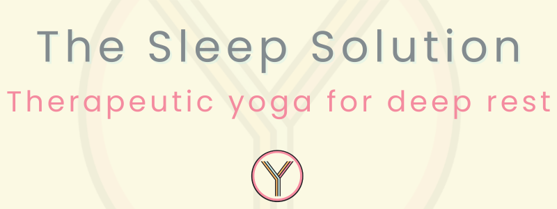 Therapeutic yoga for deep rest