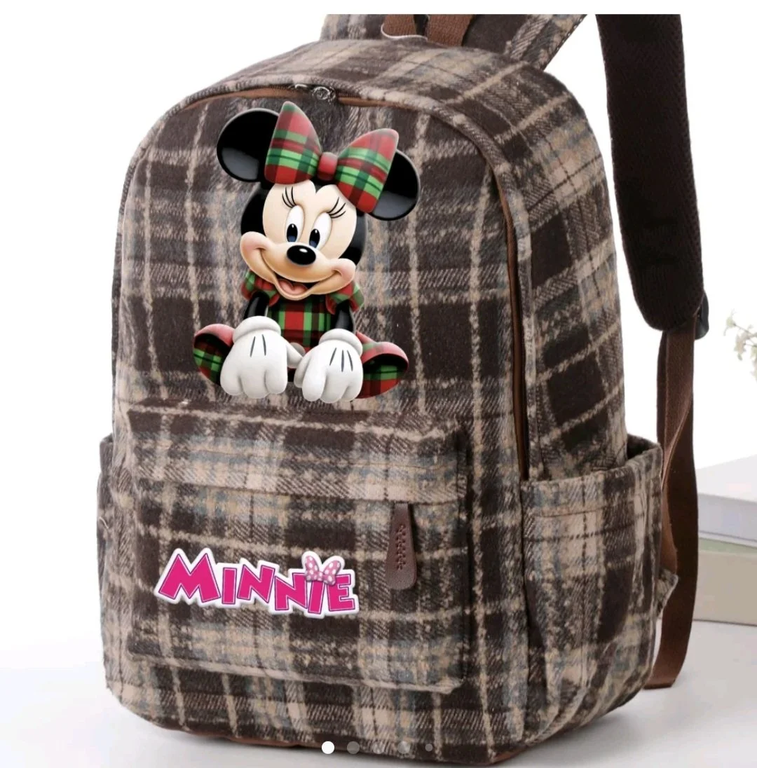 Minnie Mouse Tartan Backpack