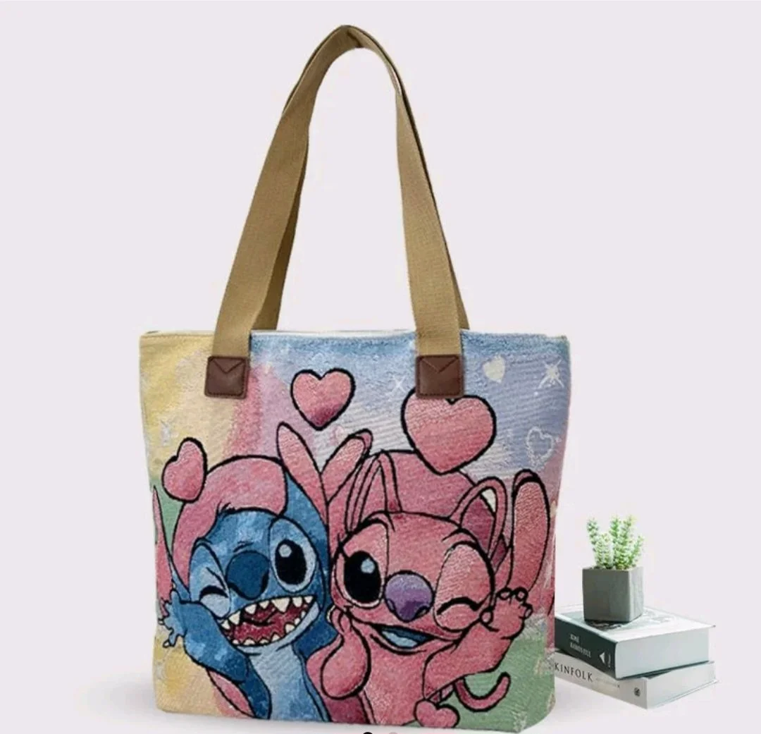 Stitch and Angel tote bag