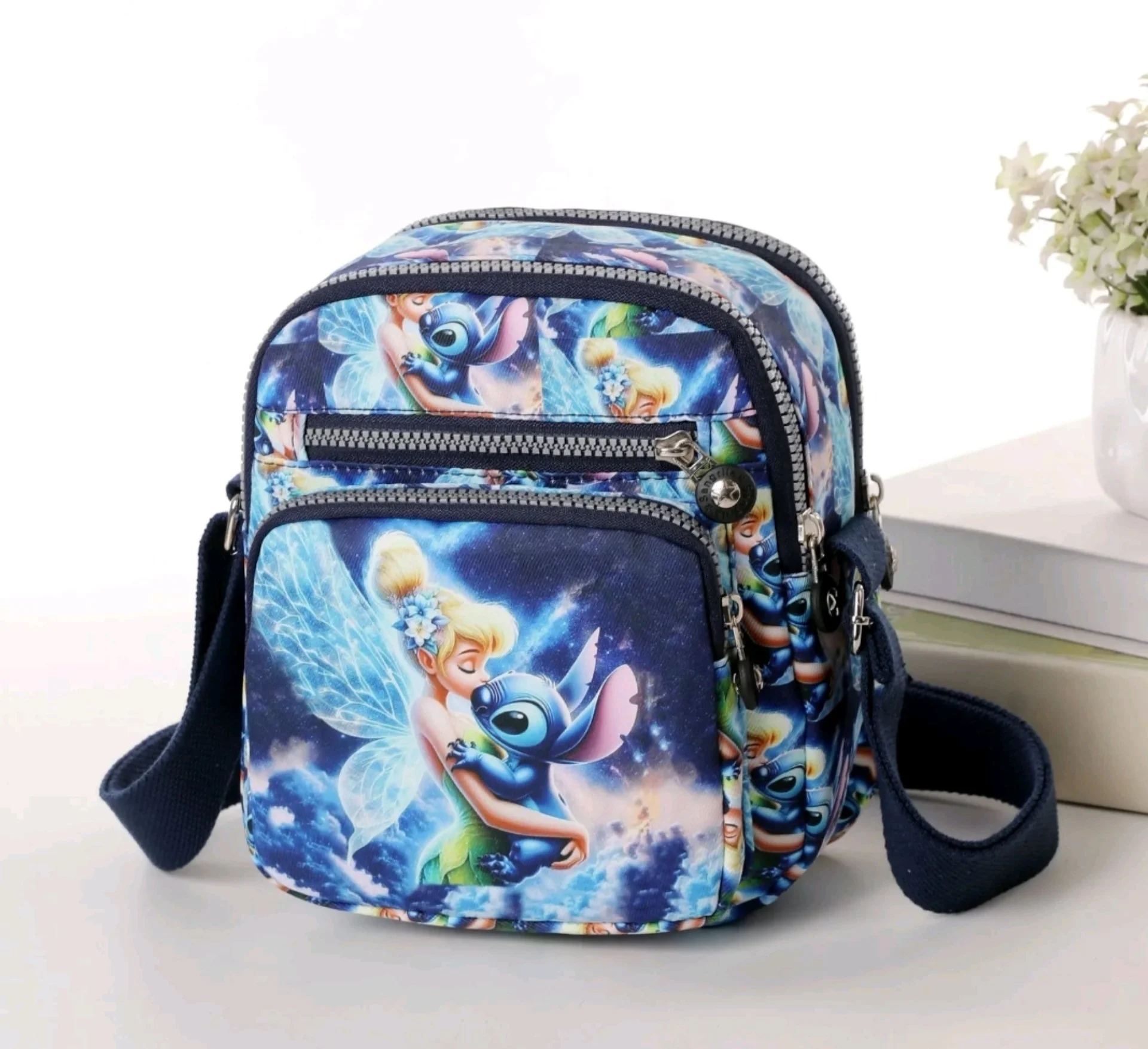 Stitch and Tinkbell Crossbody Bag