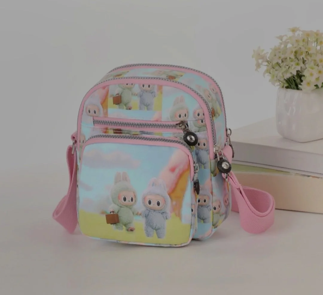 Labubu cross body bag with matching purse