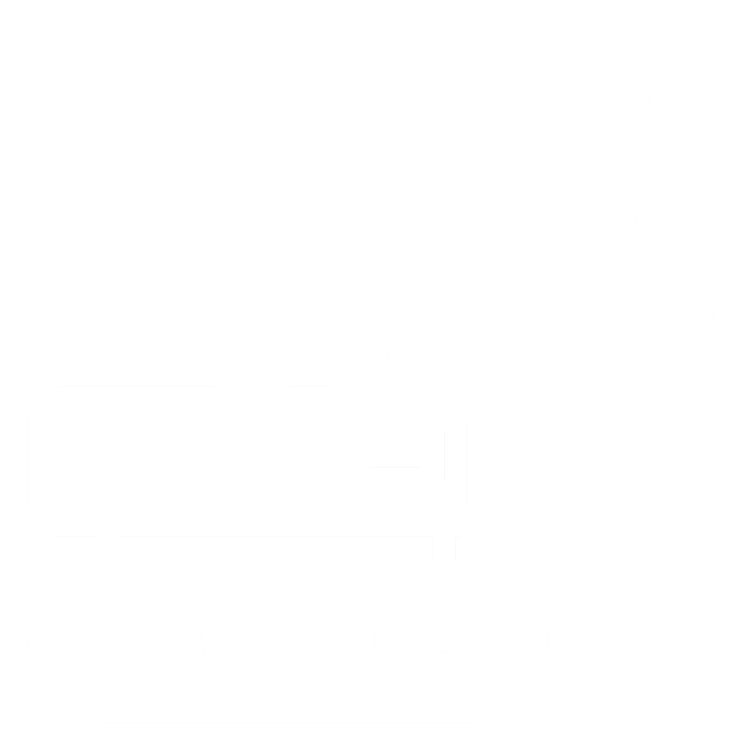 Icon of an excavator with a bucket arm, cab, and tracked wheels.