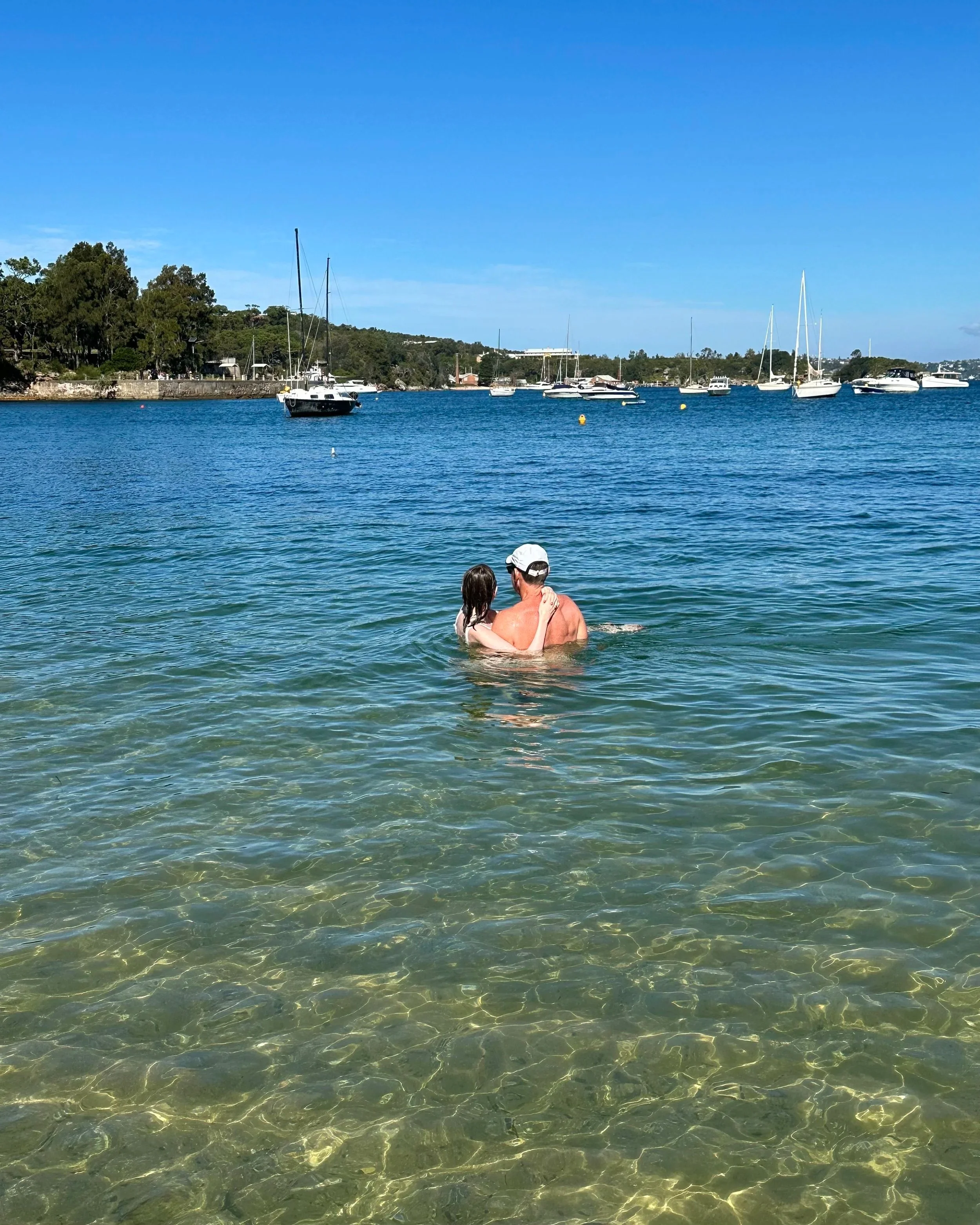 Lily Schubert first swim in six years
