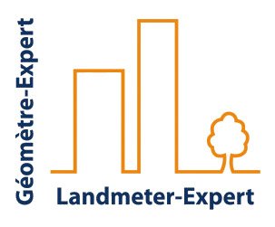 Logo Geometre-expoert landmeter-expert verificatie. Landmeter Vermeiren Antwerpen Belgie