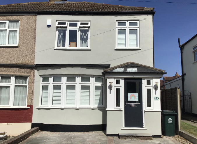 Silicone Render. Dartford, Kent
