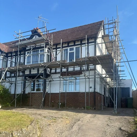 Mock Tudor Restoration. Barming, Maidstone