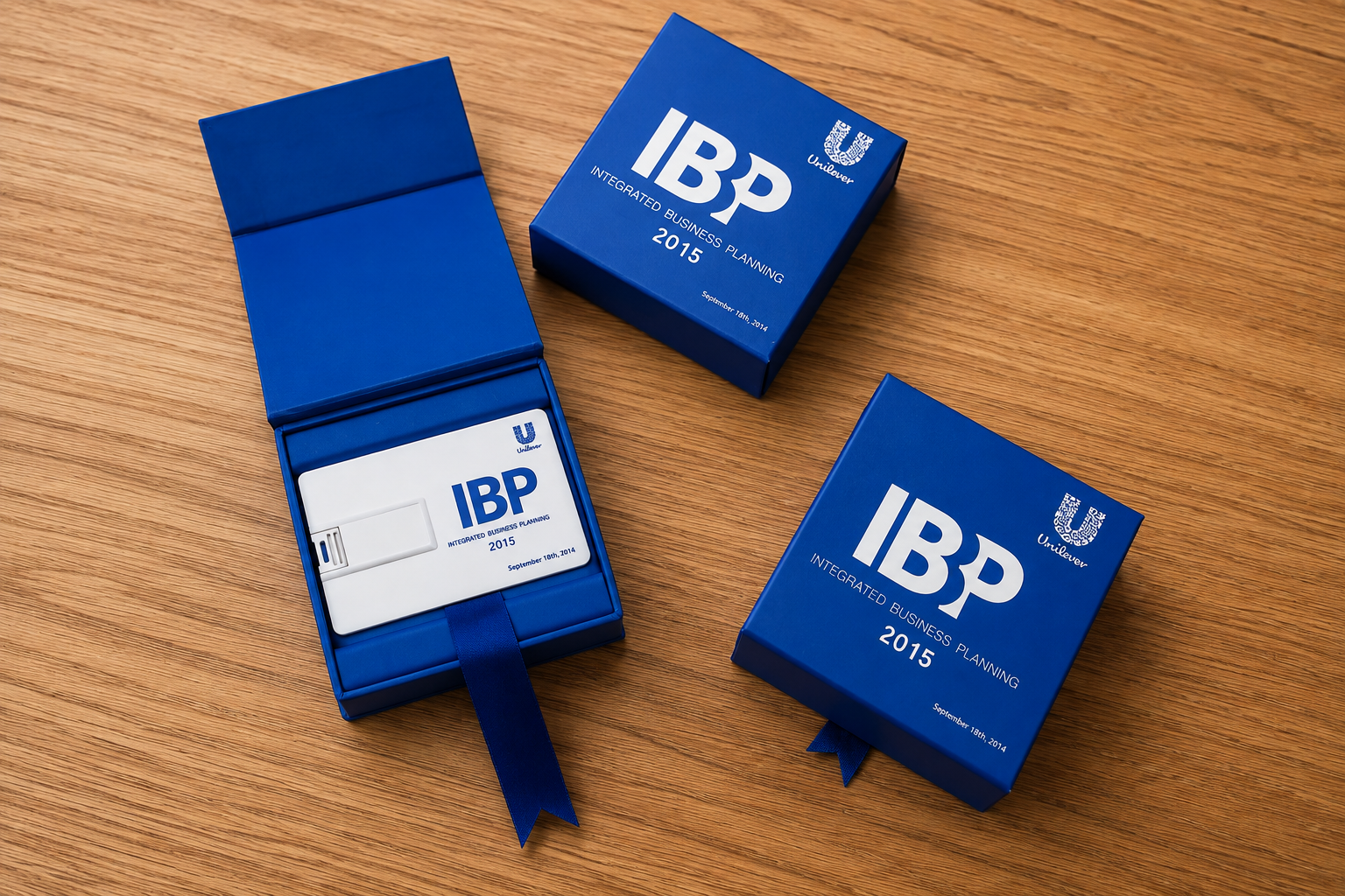 Customized Credit Card USB with Gift Box for Unilever LLC