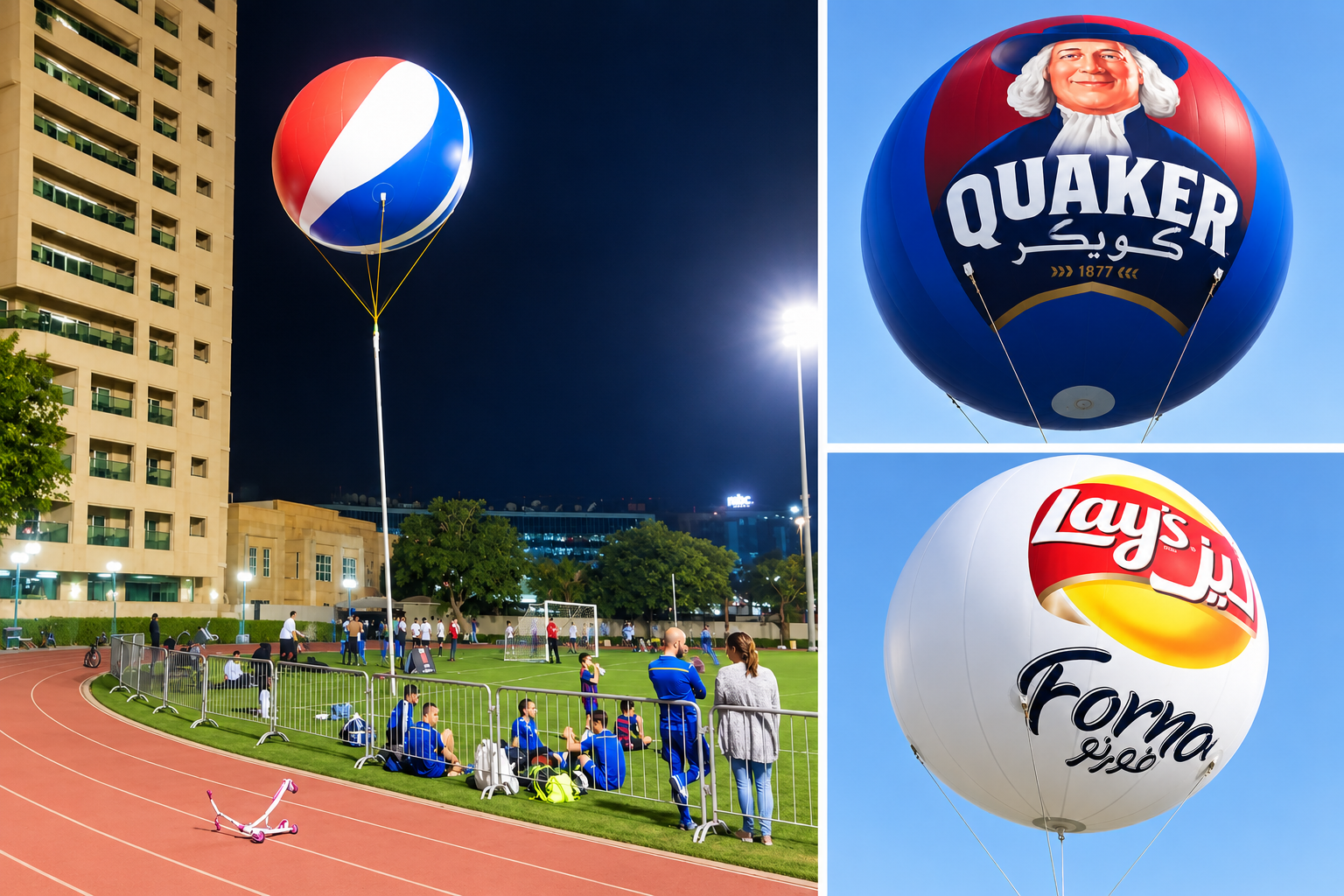 Custom Helium Inflatable Balloons for Fuse Event in Dubai