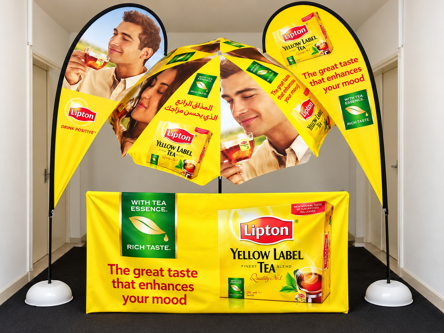 Lipton Yellow Label Promotional Branding for Unilever Gulf FZE