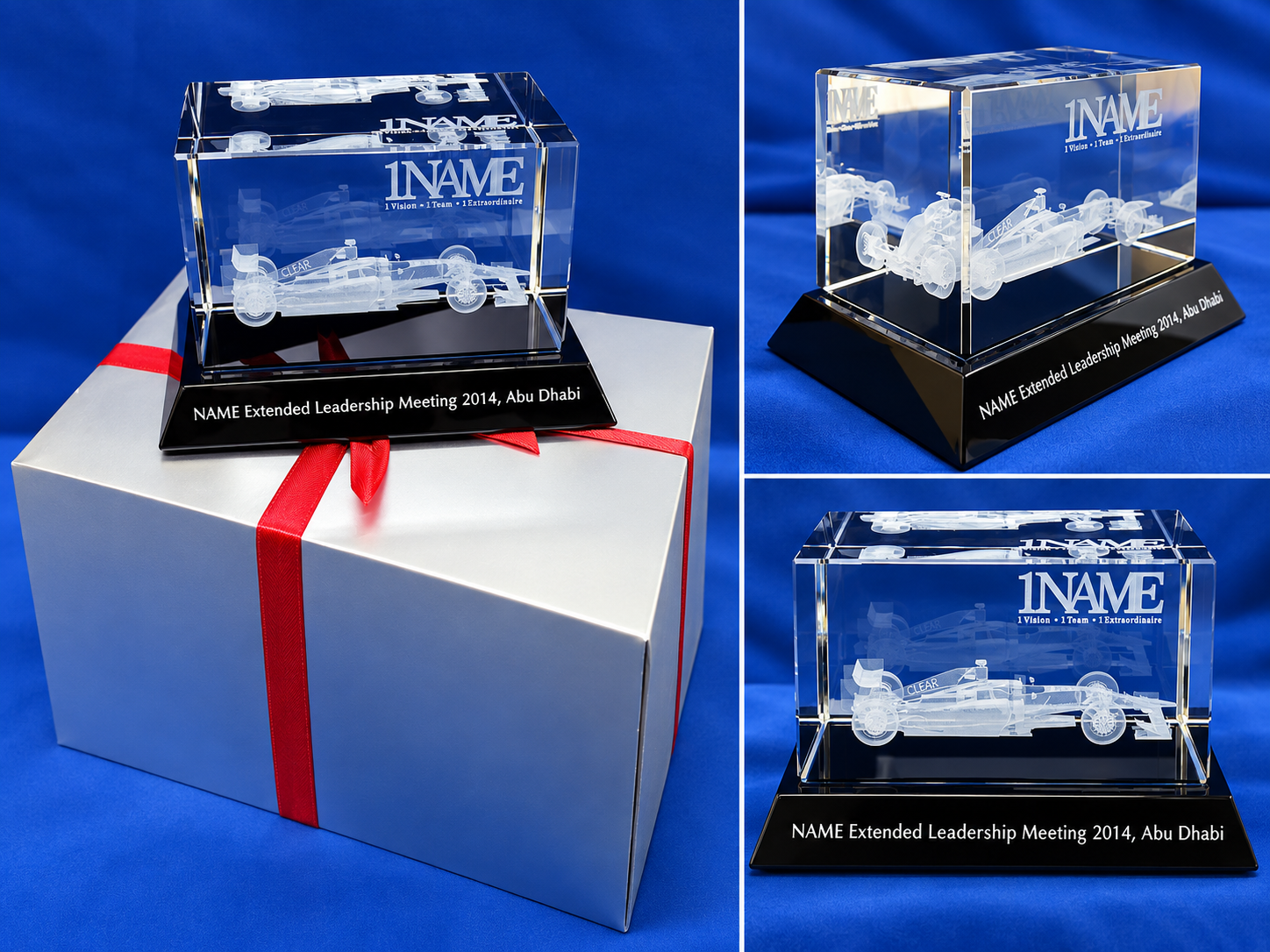 Custom Crystal F1 Car Awards for Unilever Gulf FZE
