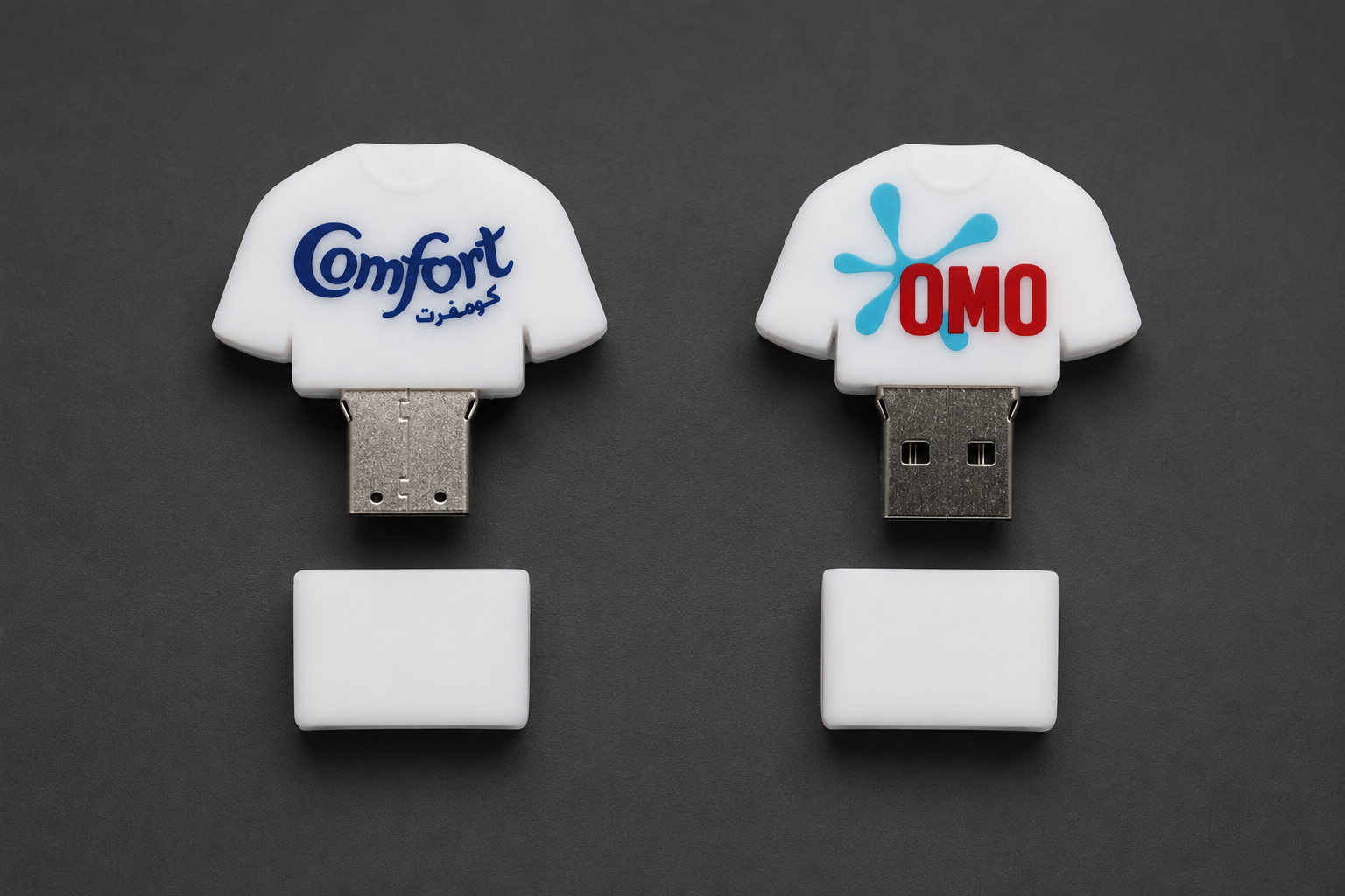 Customized T-Shirt Shaped USB Drives for Unilever Gulf FZE Launch Event