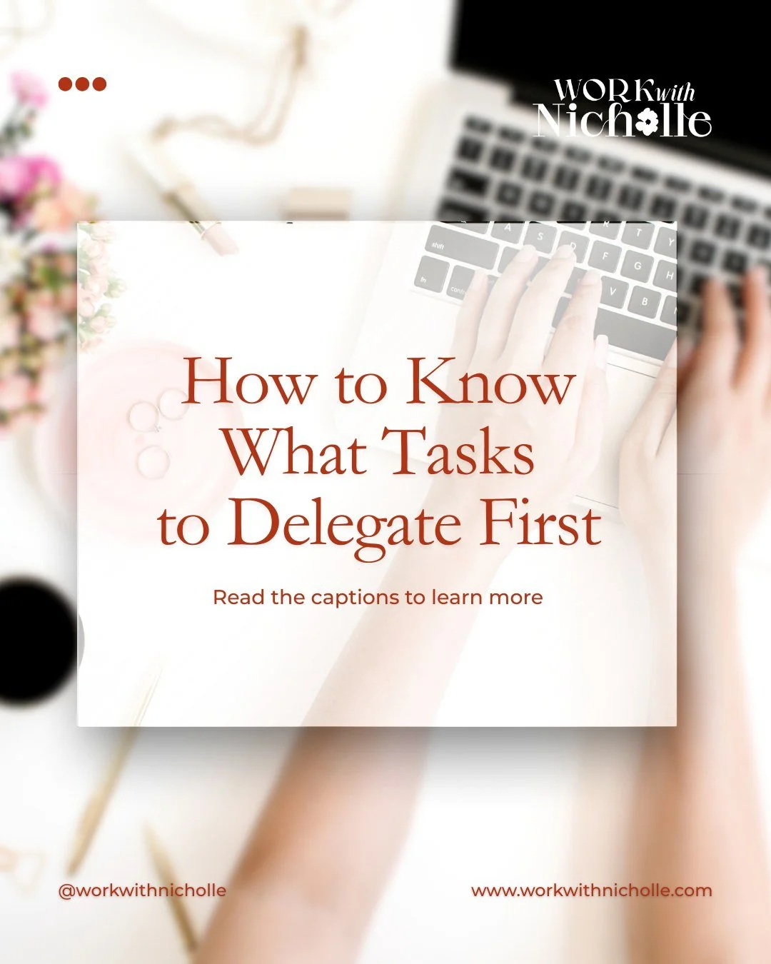 When clients tell me they want to delegate but don&rsquo;t know where to start, I usually remind them of this:

Delegation isn&rsquo;t about giving away everything.
It&rsquo;s about removing what doesn&rsquo;t require you.

Here&rsquo;s how I persona