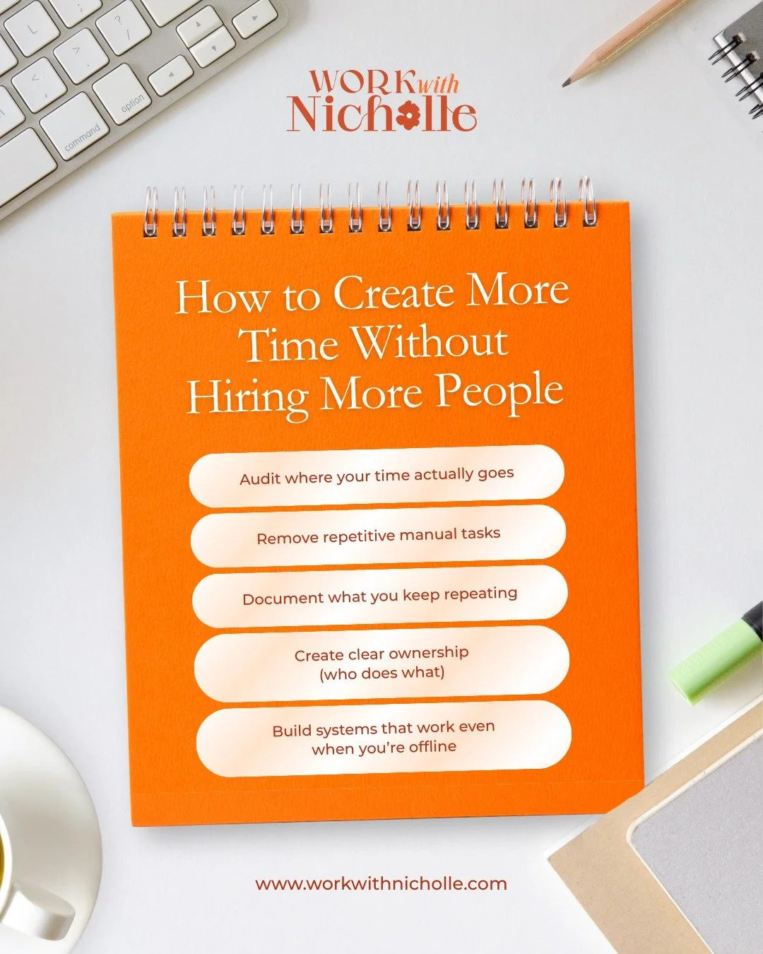 When business owners tell me they need more time, their first instinct is usually to hire more people.

But in most cases, that&rsquo;s not the real solution.
Before adding to your team, I always look at how time is currently being used. A lot of hou