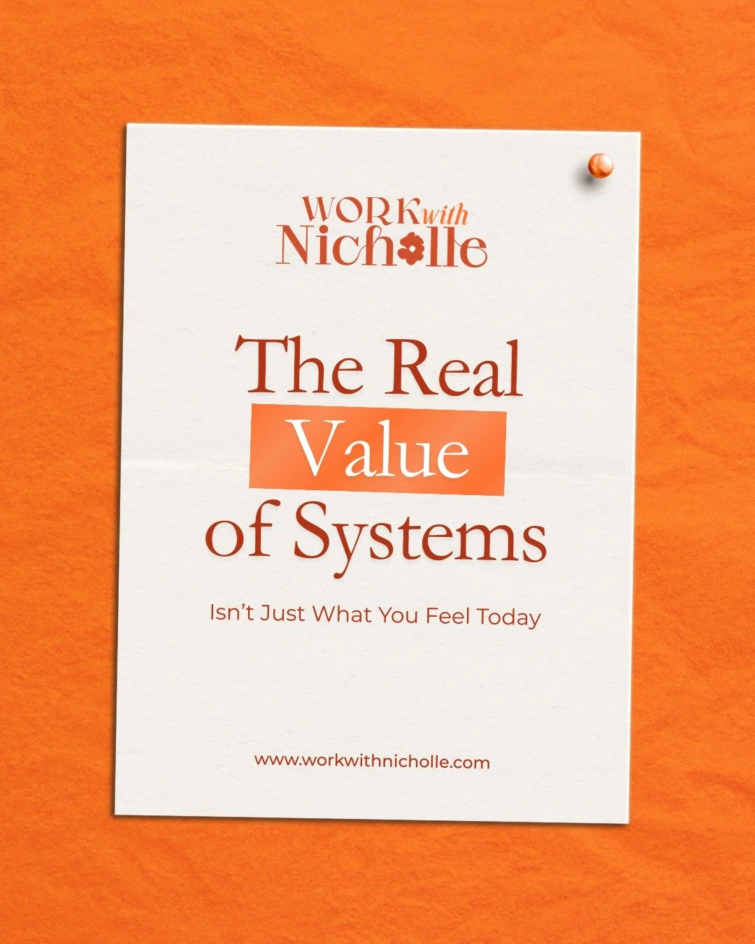When people think about systems, they often focus on the short-term benefits, more time, a cleaner backend, better task management.

And yes, those things matter. They bring immediate relief.

But the real value of systems shows up long after the ini