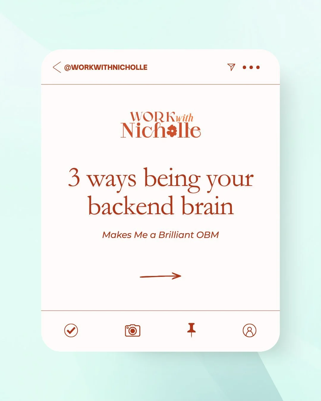 A lot of people think an OBM is just someone who &ldquo;helps manage things.&rdquo;

But the real value is in how your business operates behind the scenes.

When I step in as your backend brain, I&rsquo;m not just organizing tasks.

I&rsquo;m looking