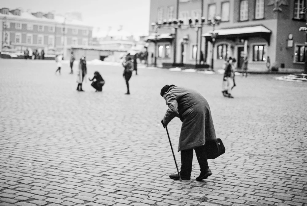 Street photography in Warsaw, Poland