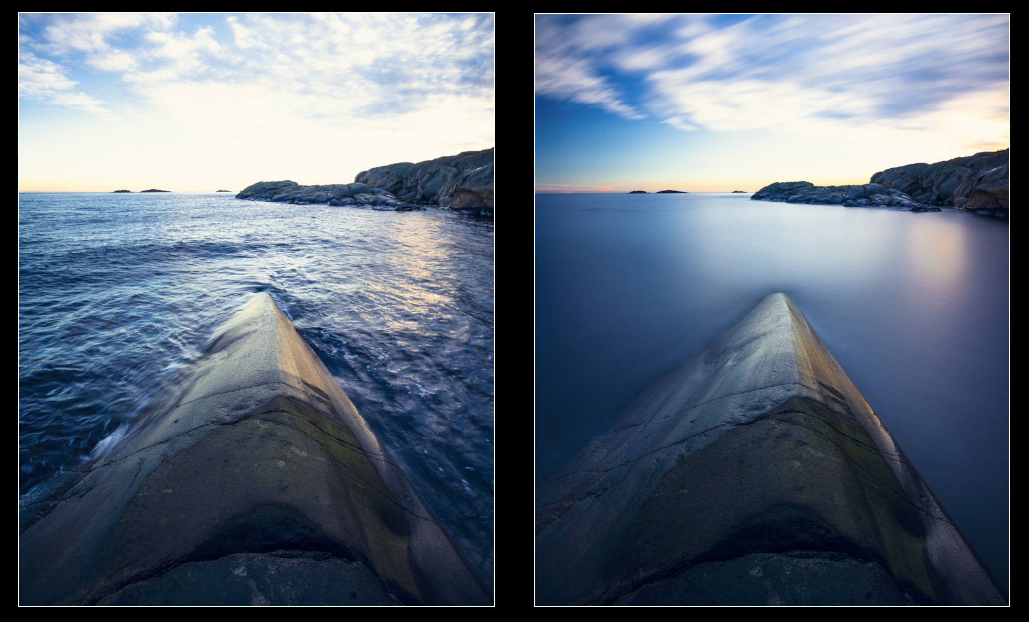 Long exposure with ND filter at Hvasser in Norway. ©Bjørn Joachimsen.