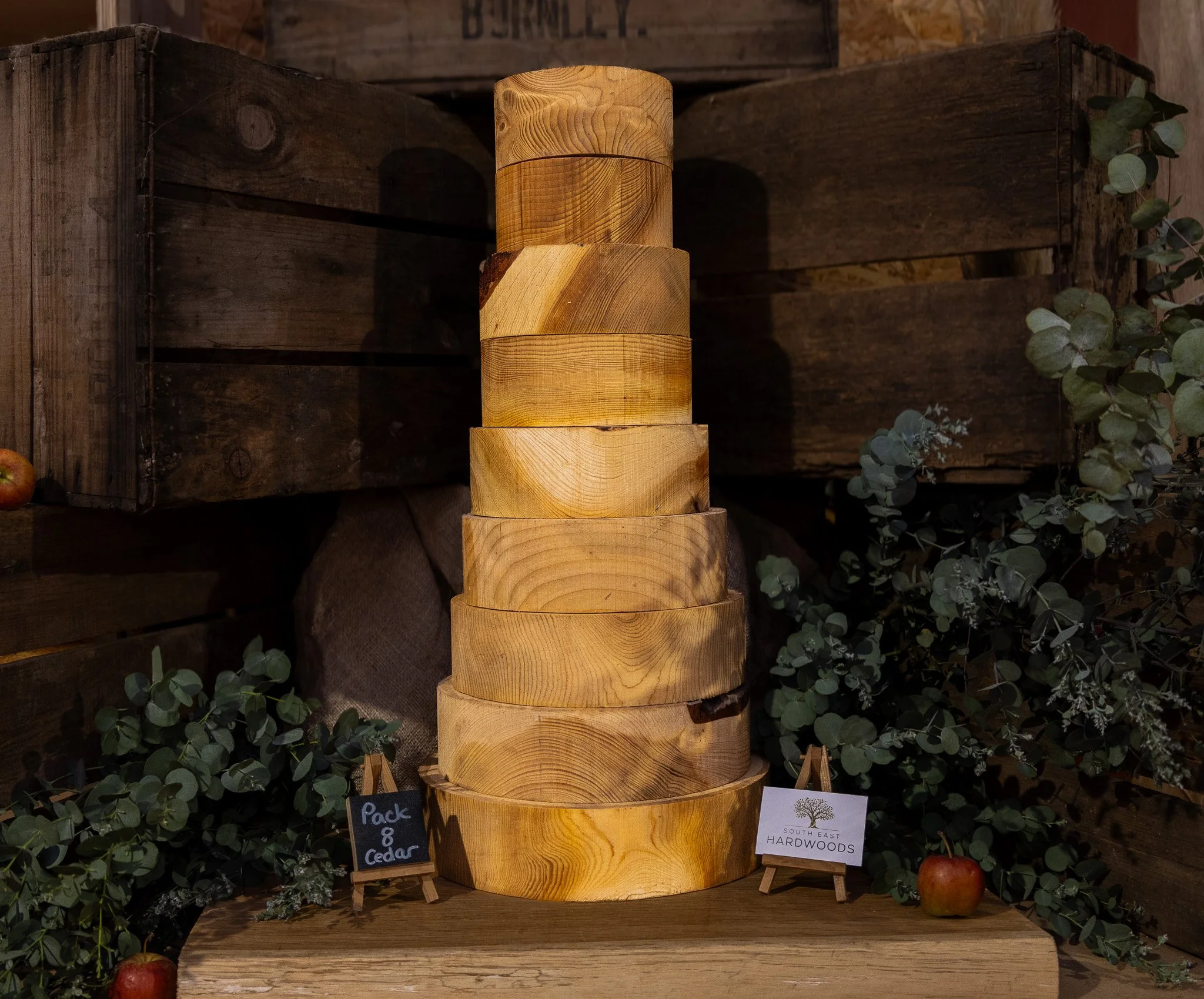 Wood Turning Blank pack 8 (cedar)