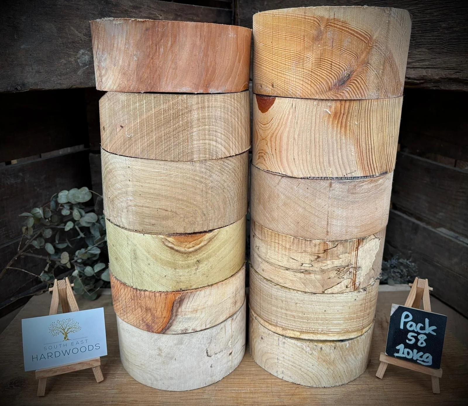 Woodturning blank pack 58-10kg