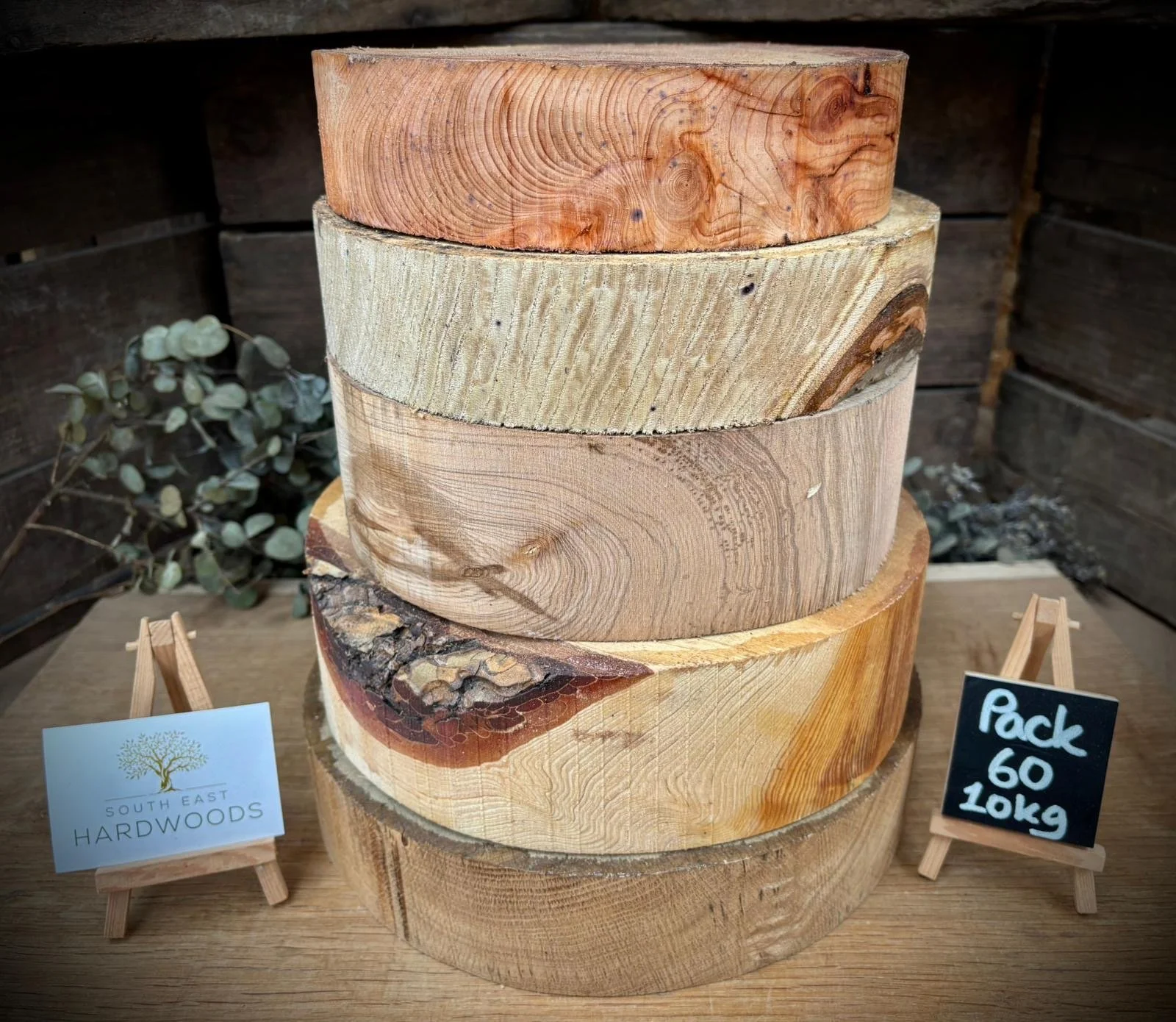 Woodturning blank pack 60-10kg