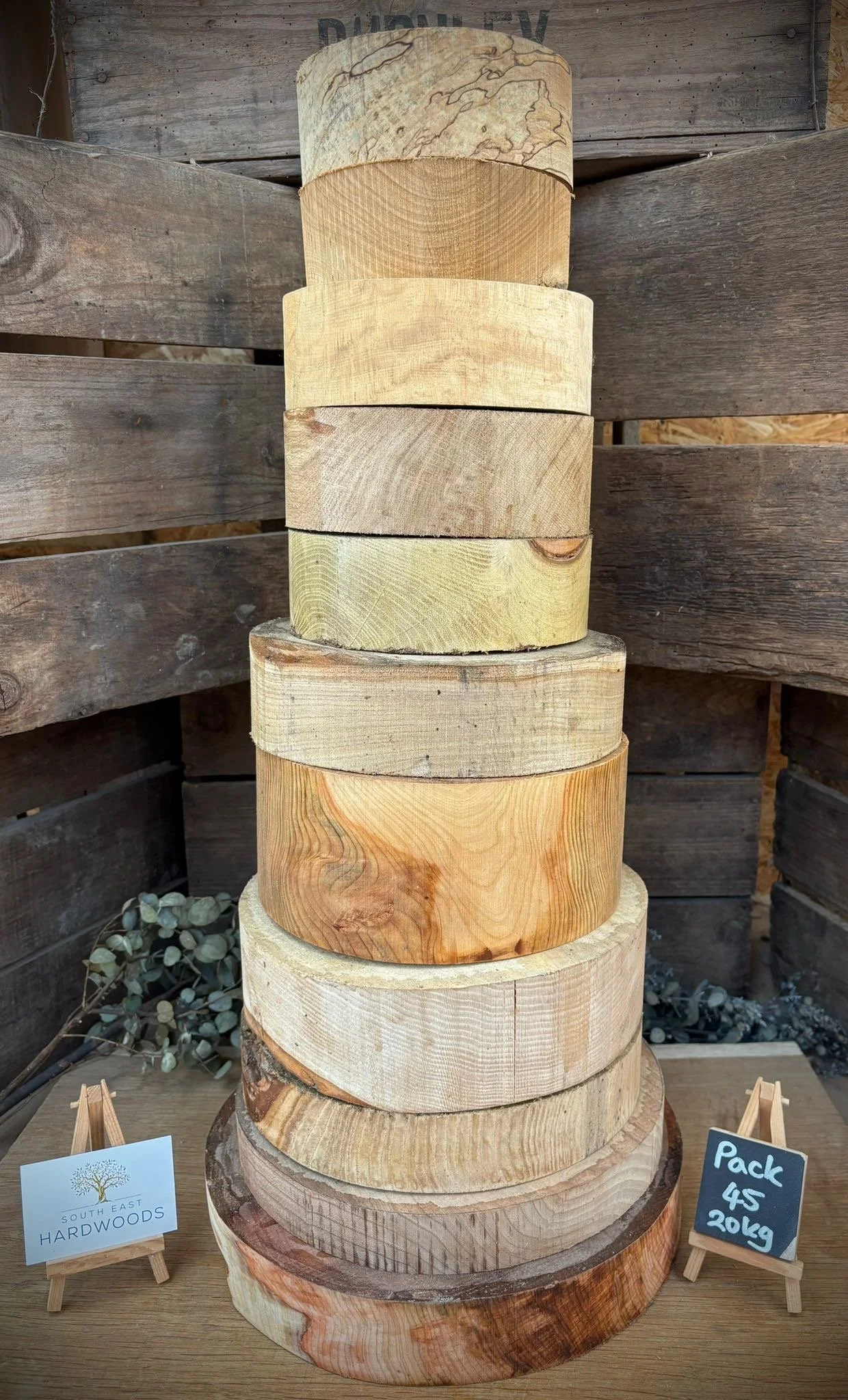 Woodturning blank pack 45-20kg