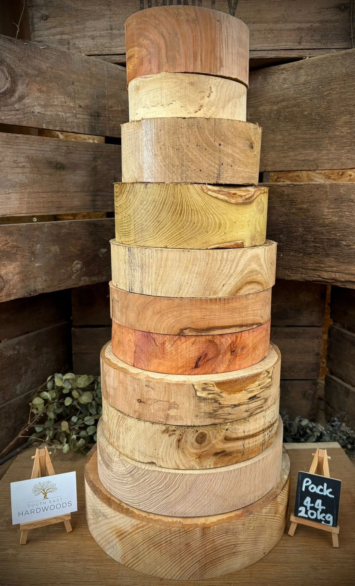 Woodturning blank pack 44-20kg