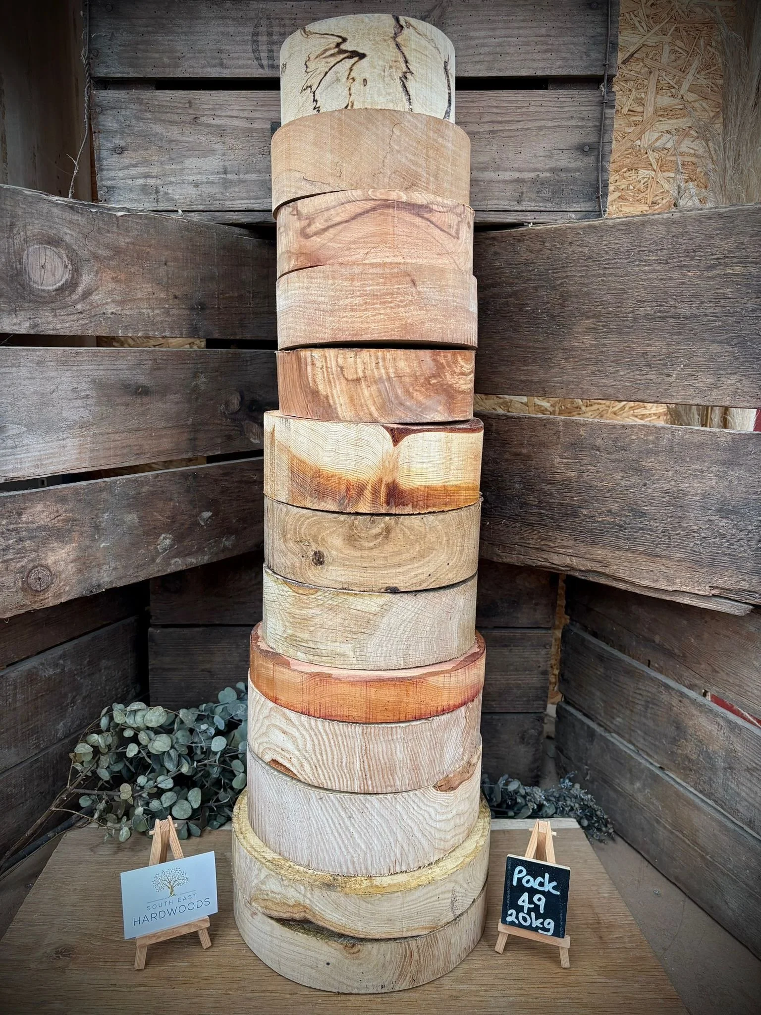Woodturning blank pack 49-20kg