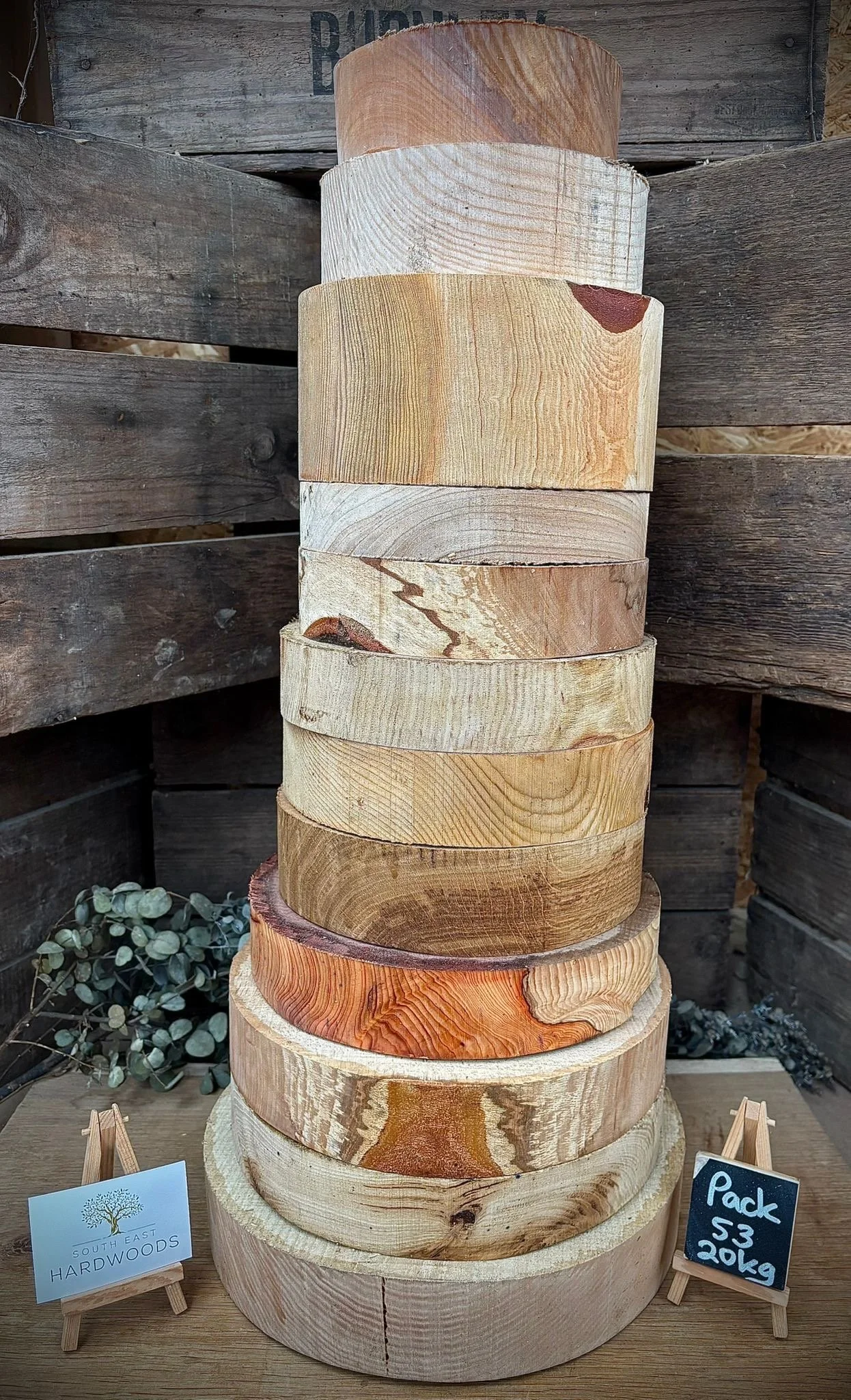 Woodturning blank pack 53-20kg