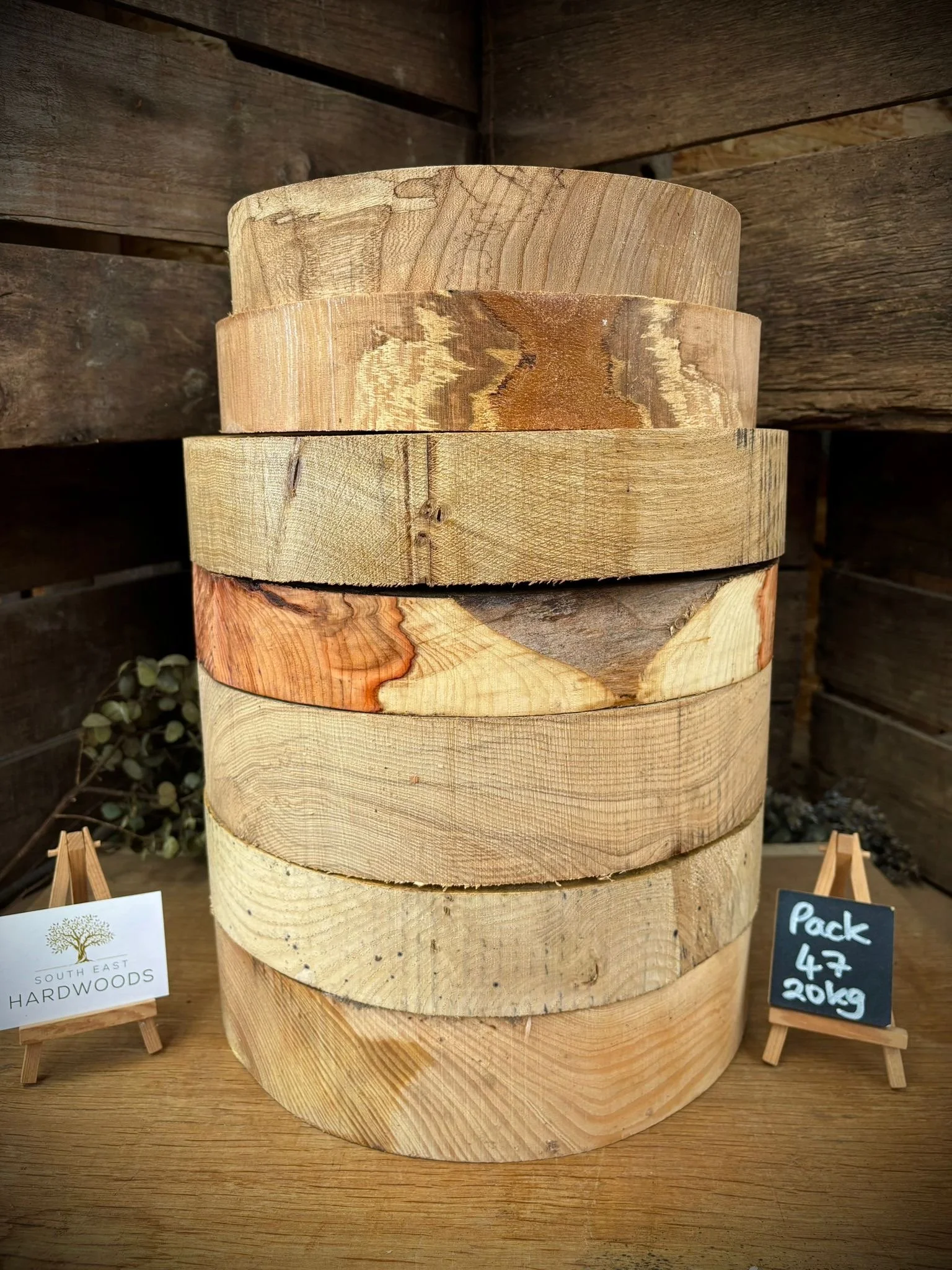 Woodturning blank pack 47-20kg