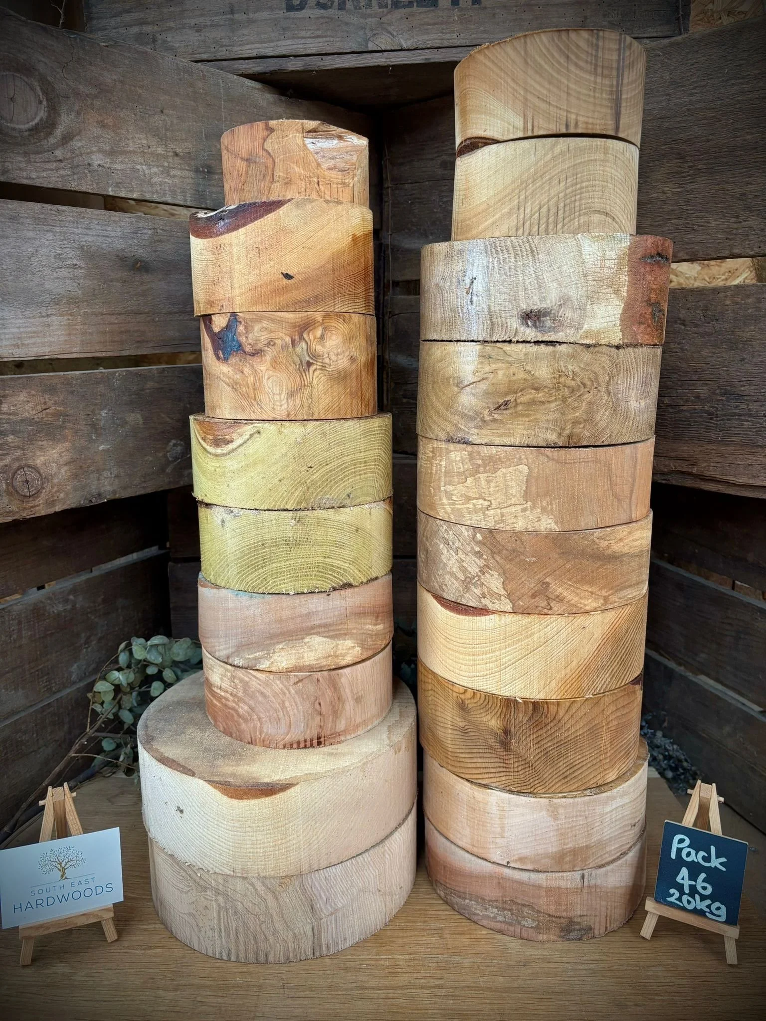 Woodturning blank pack 46-20kg