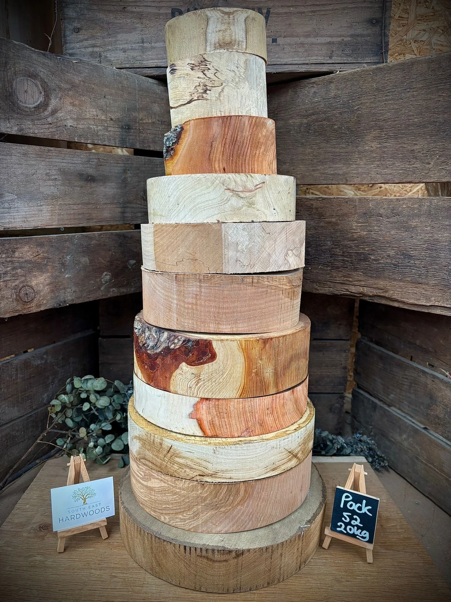 Woodturning blank pack 52-20kg