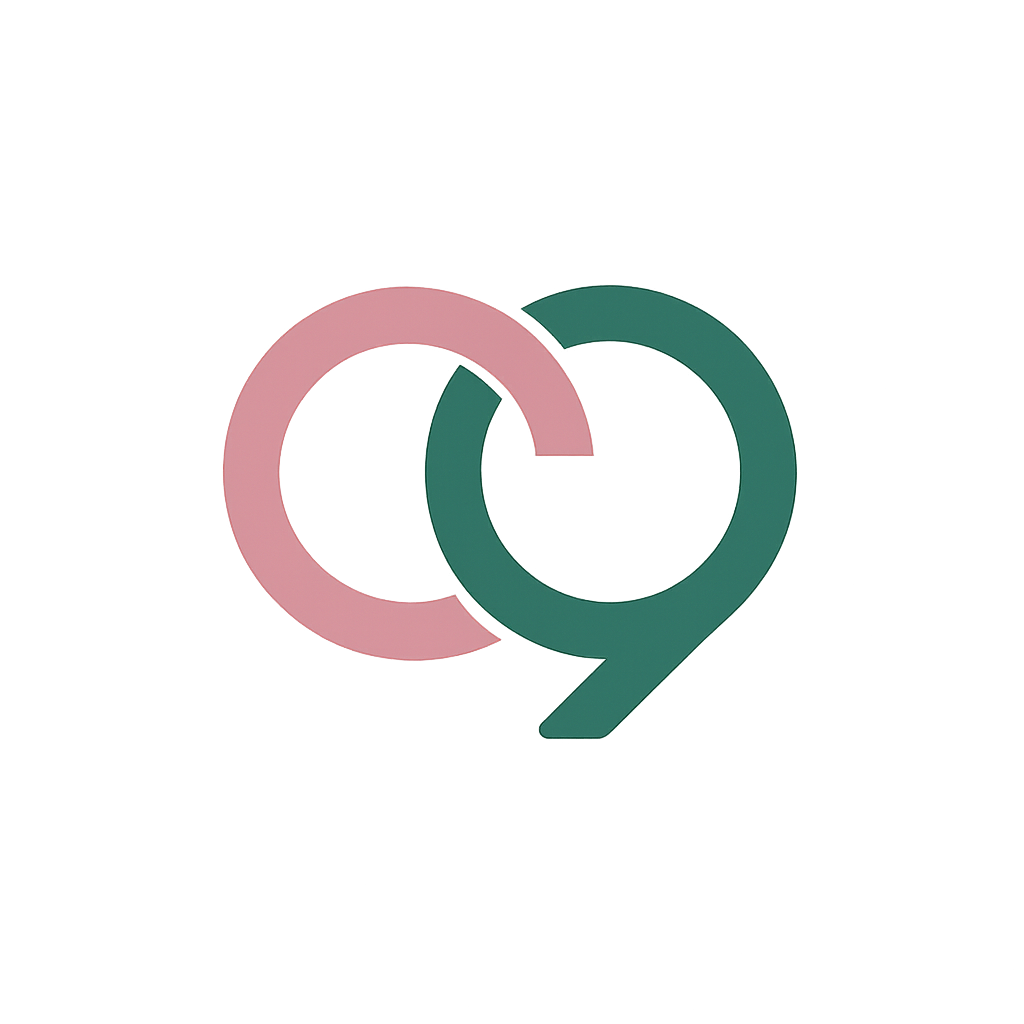 Logo of the social media platform 'X' featuring a stylized pink and green 'X' letter design on a black background.