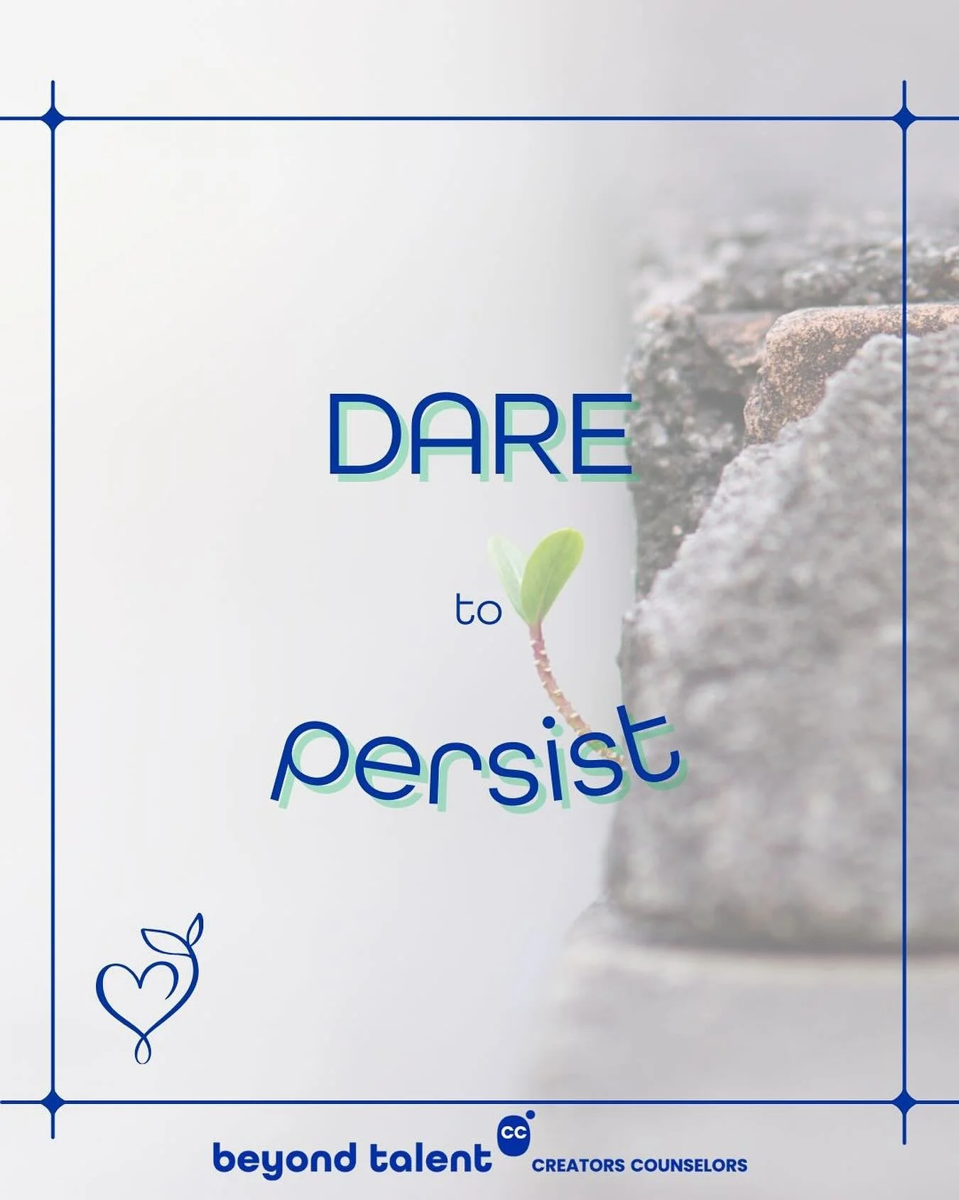 Schema D.A.R.E. personal branding este un model realizat de Beyond Talent care &icirc;ți va revela structura aplicată pentru brand-ul tău personal. Așa că: DARE to Persist. Nimeni nu se naște talentat cu desăv&acirc;rșire la ceva. Munca și perseveren