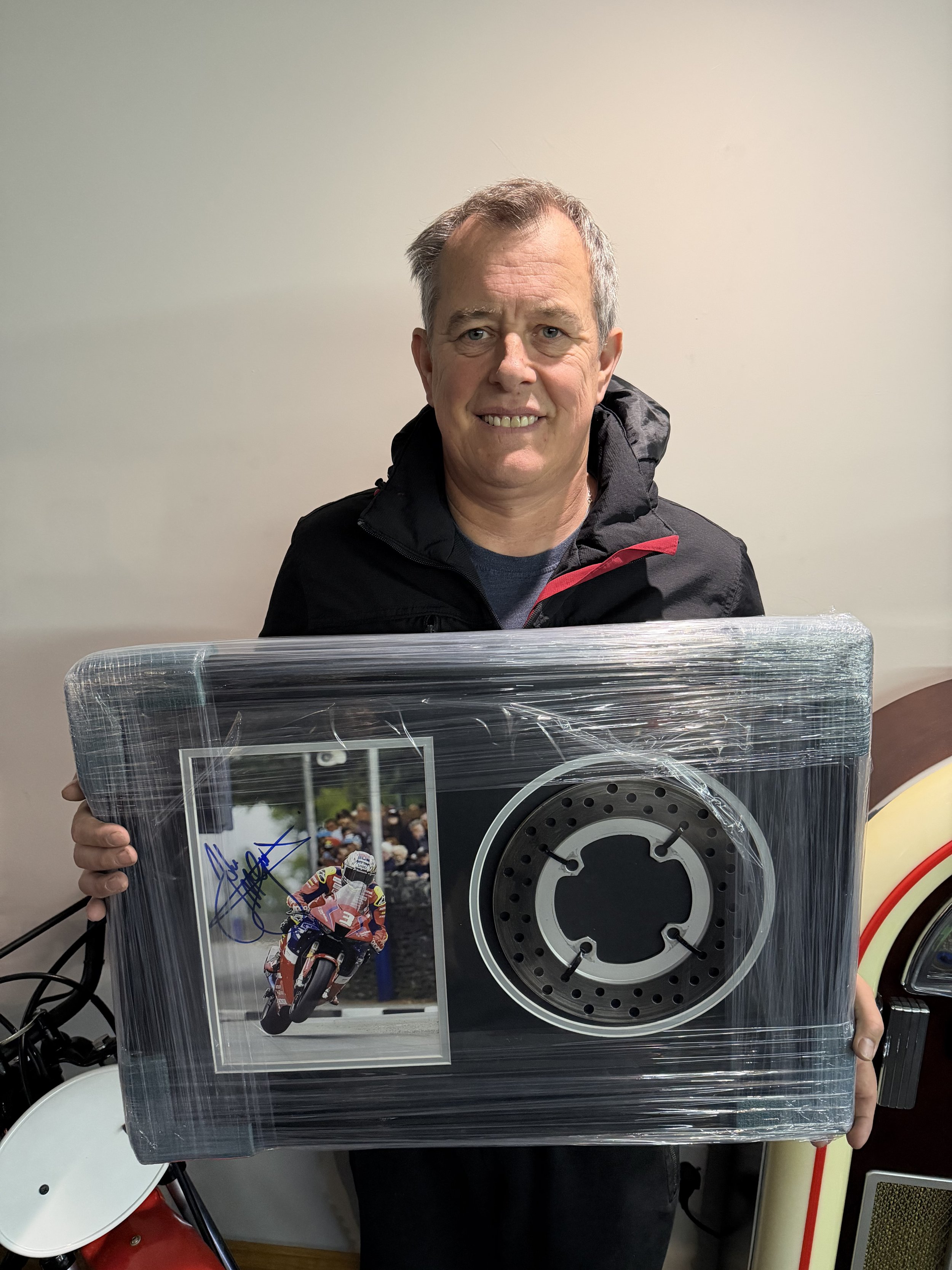 Framed Collectable (Rear Brake Disc)